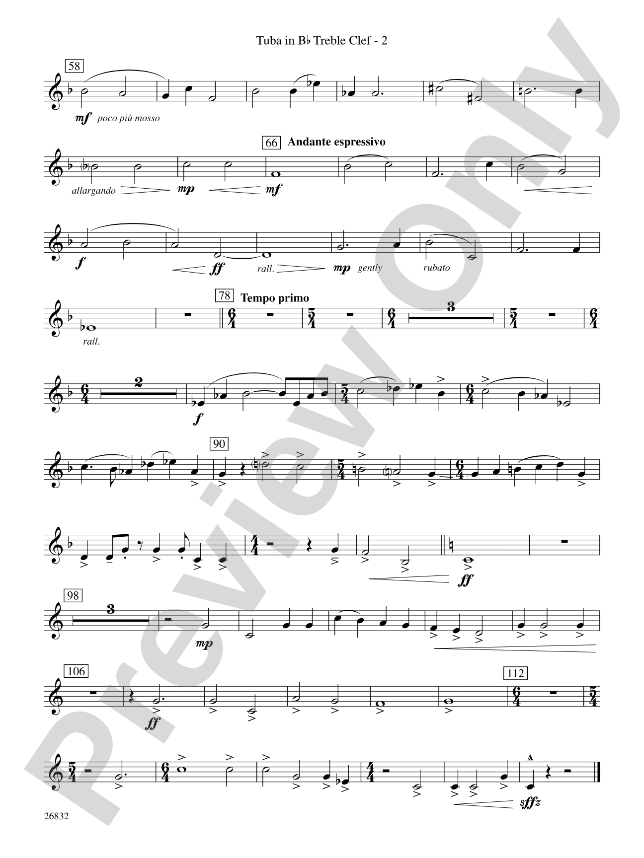 Charleston Harbor Celebration: (wp) B-flat Tuba T.C.