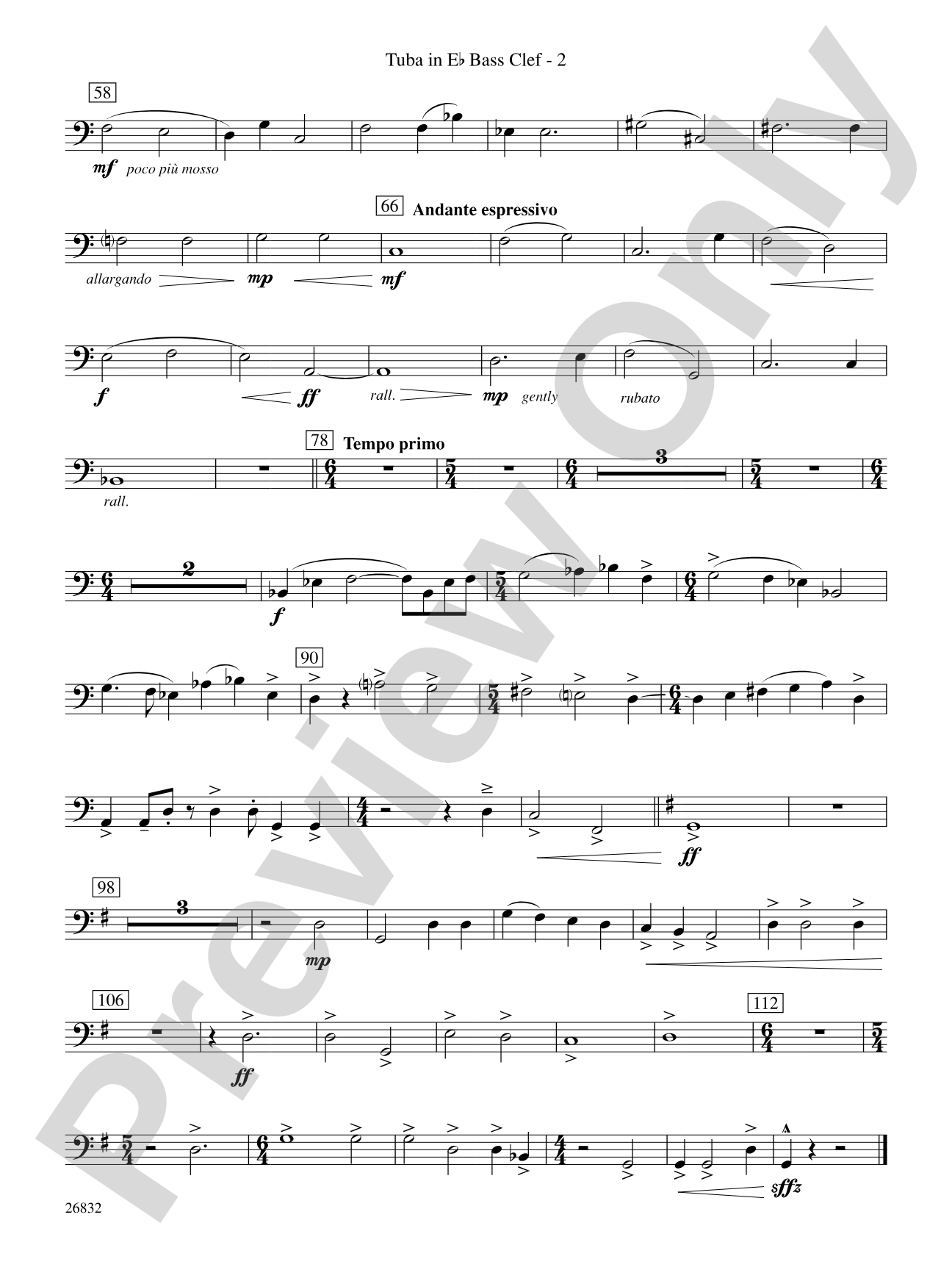 Charleston Harbor Celebration: (wp) E-flat Tuba B.C.