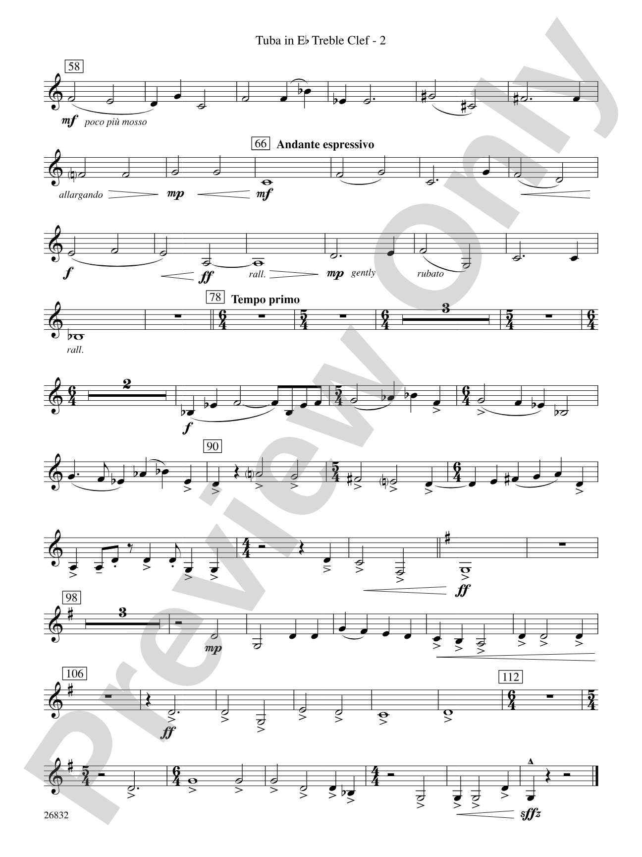 Charleston Harbor Celebration: (wp) E-flat Tuba T.C.