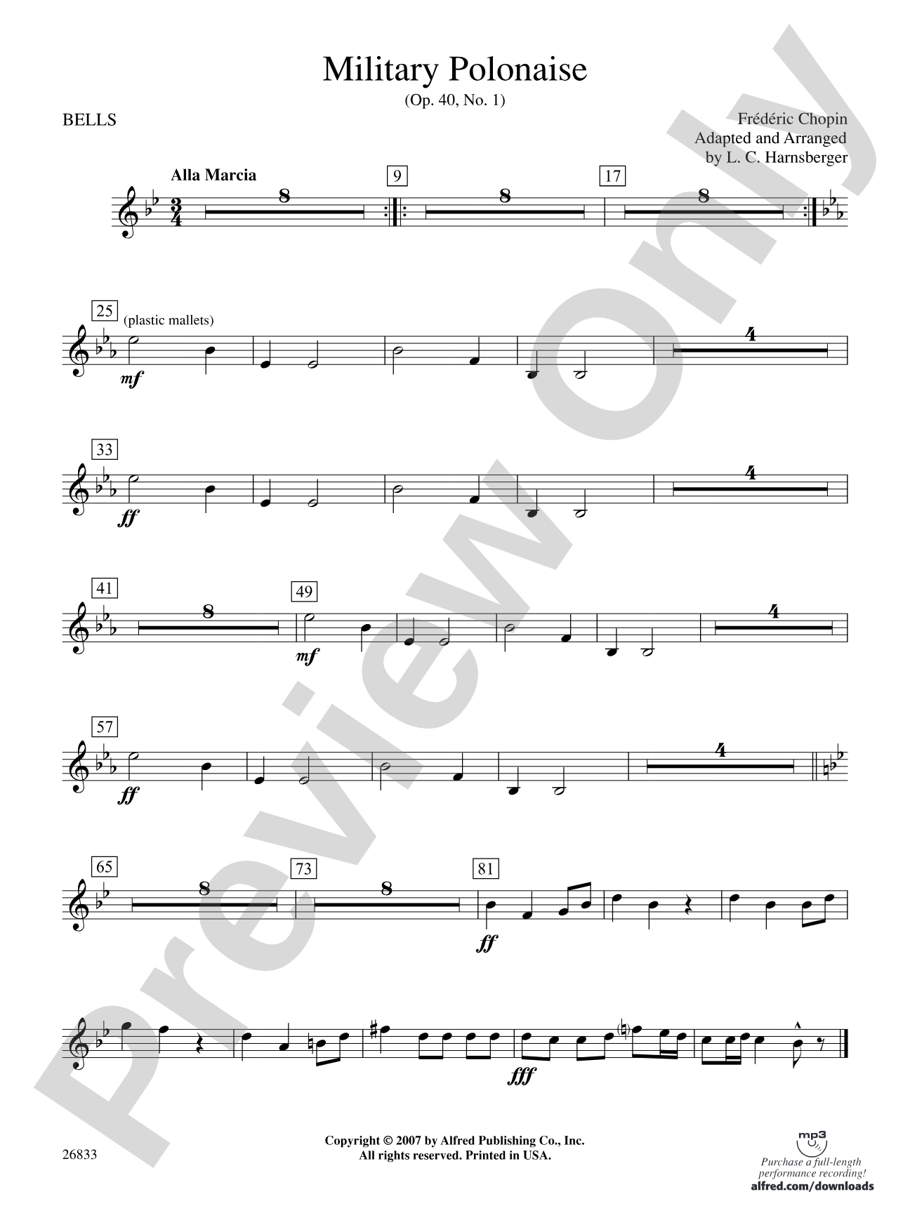 Military Polonaise: Bells