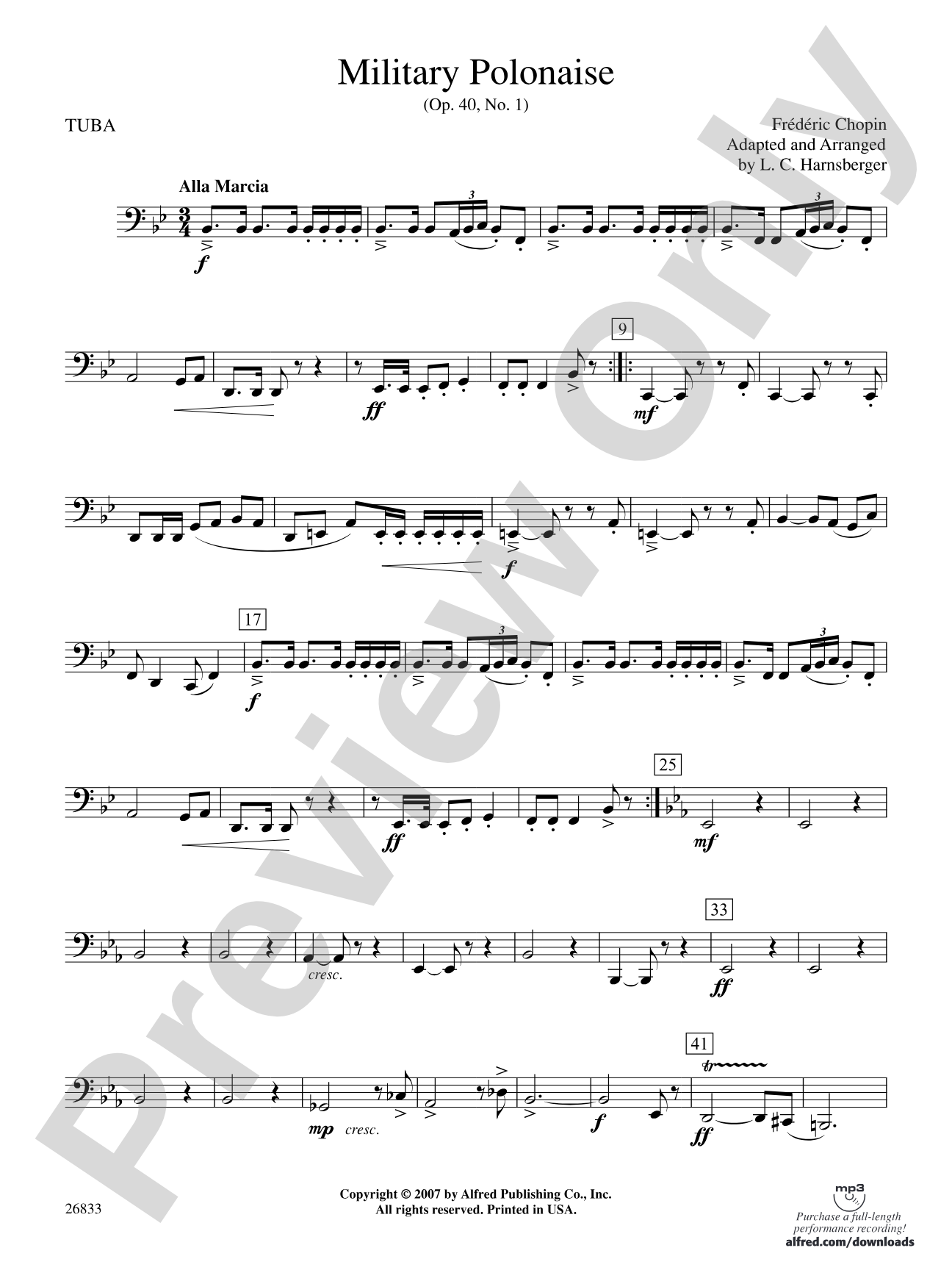 Military Polonaise: Tuba