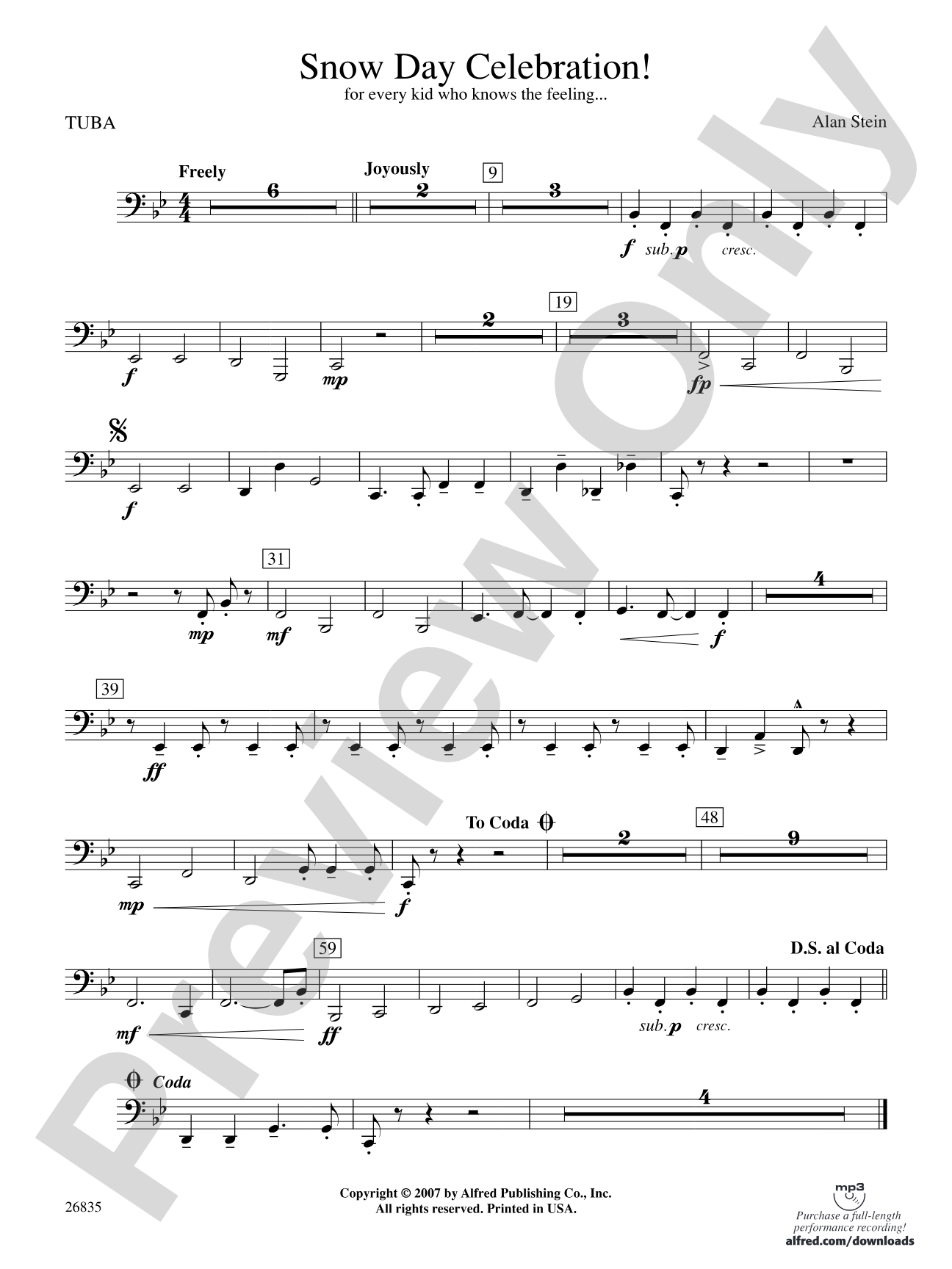 Snow Day Celebration!: Tuba