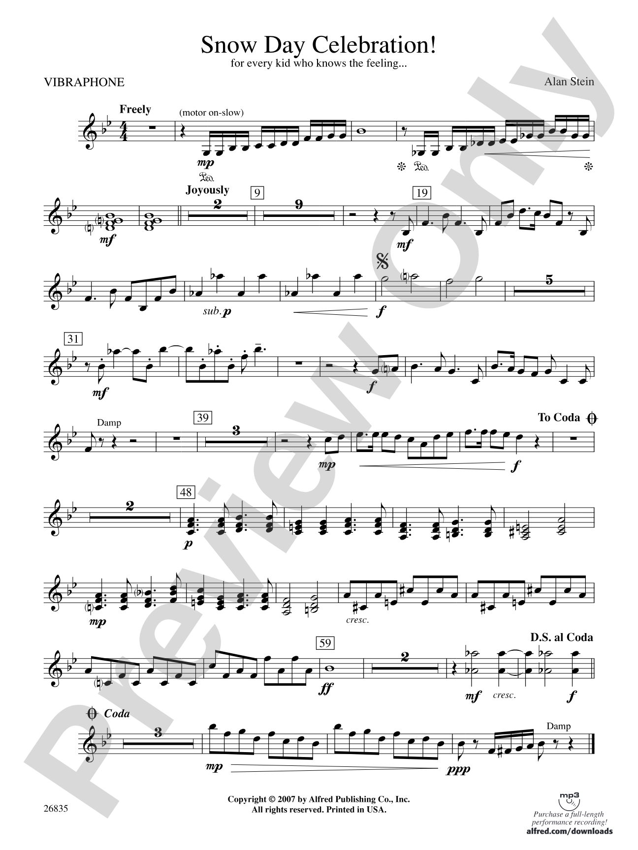 Snow Day Celebration!: Vibraphone
