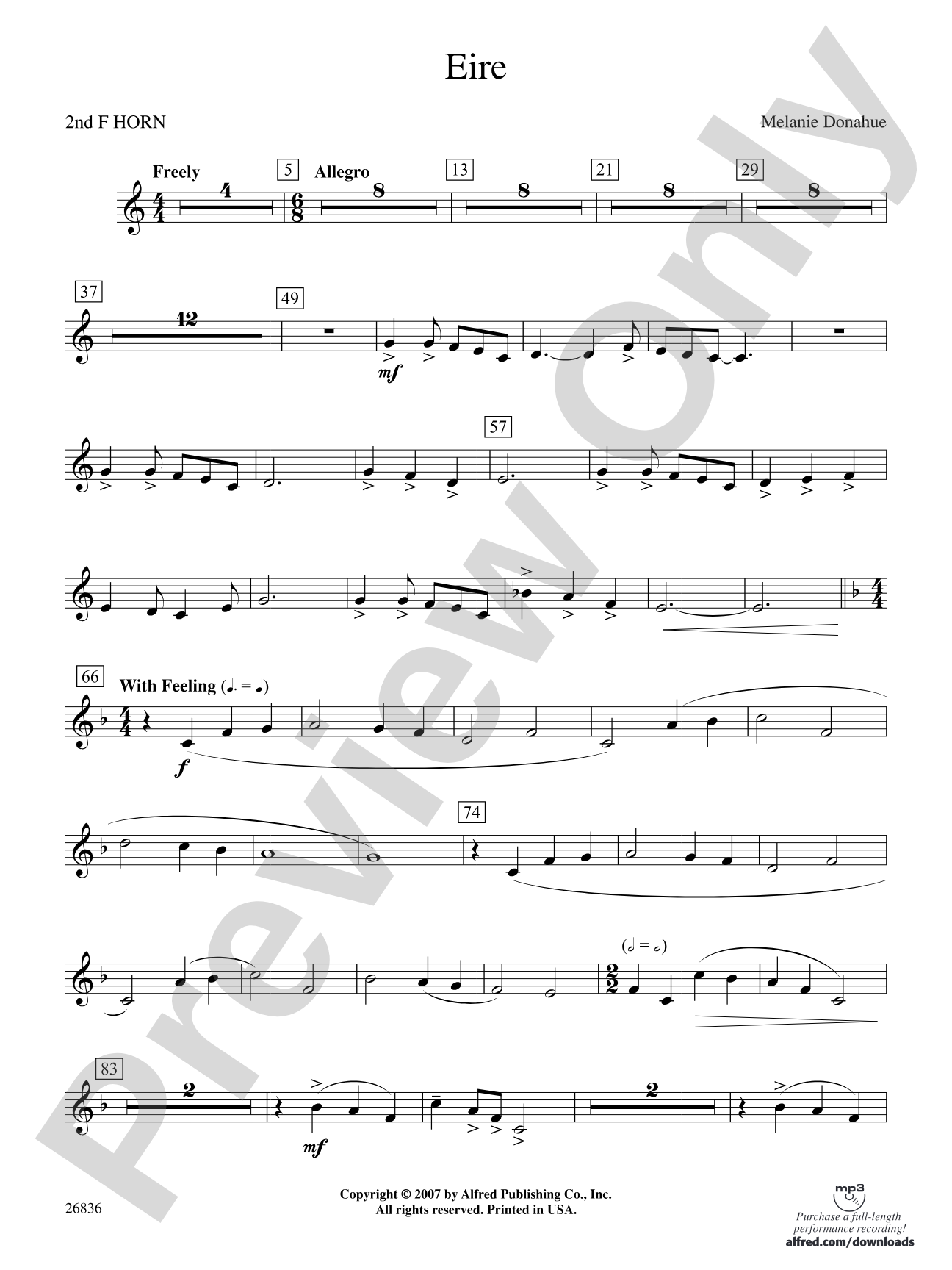 Eire: 2nd F Horn
