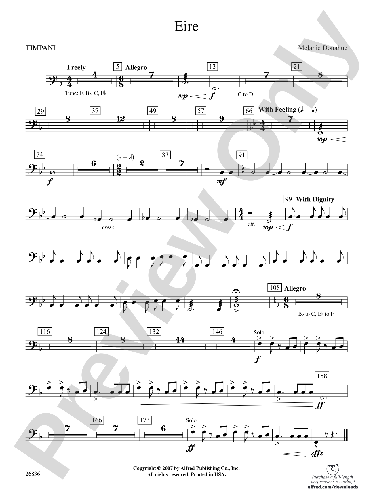 Eire: Timpani