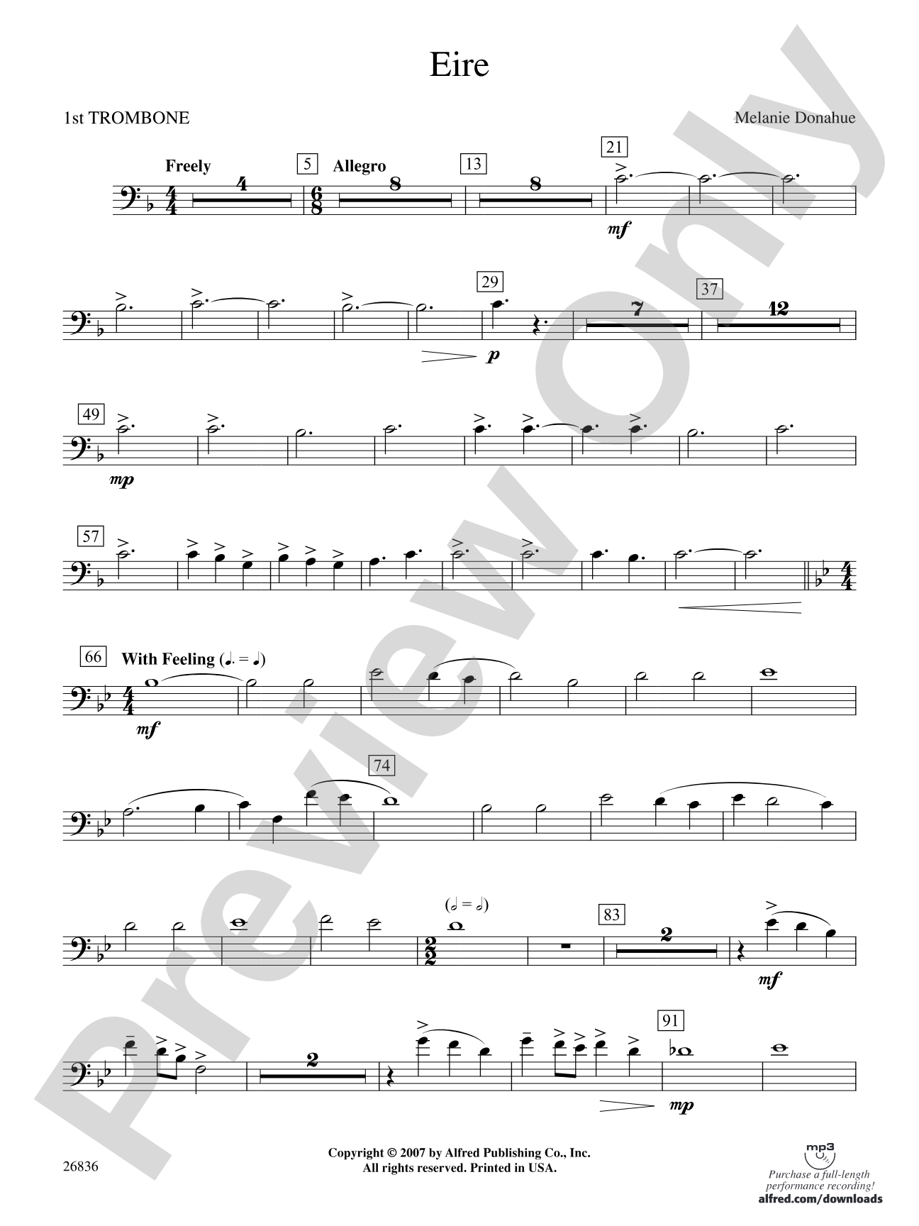 Eire: 1st Trombone