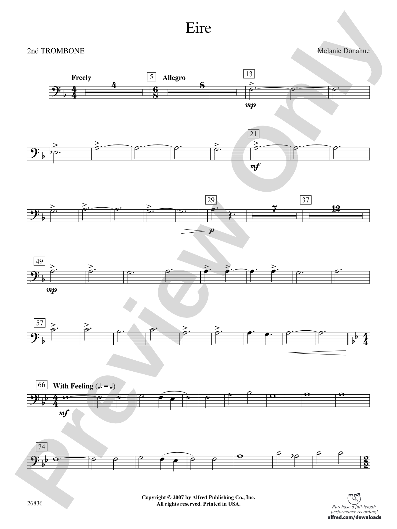 Eire: 2nd Trombone