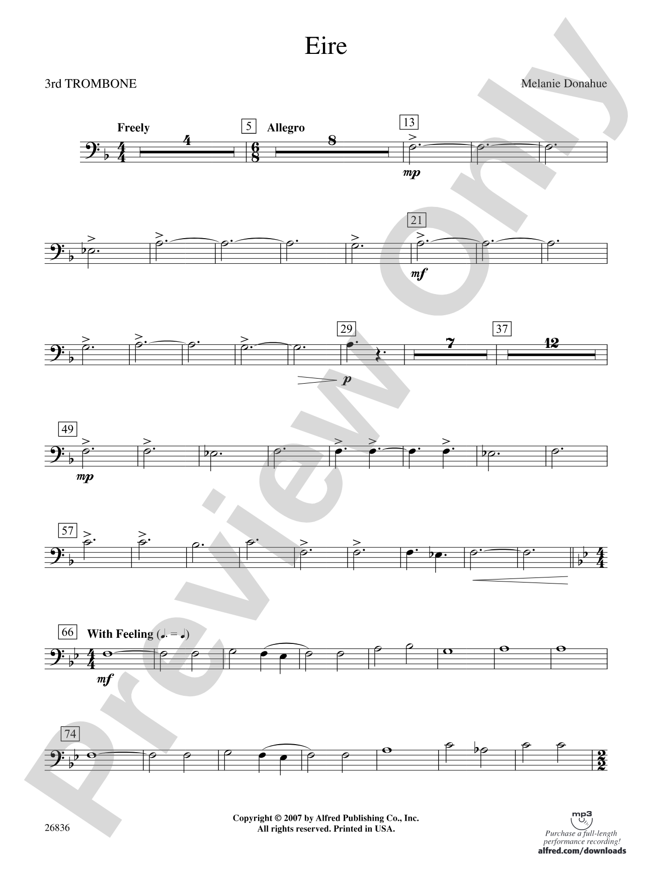 Eire: 3rd Trombone