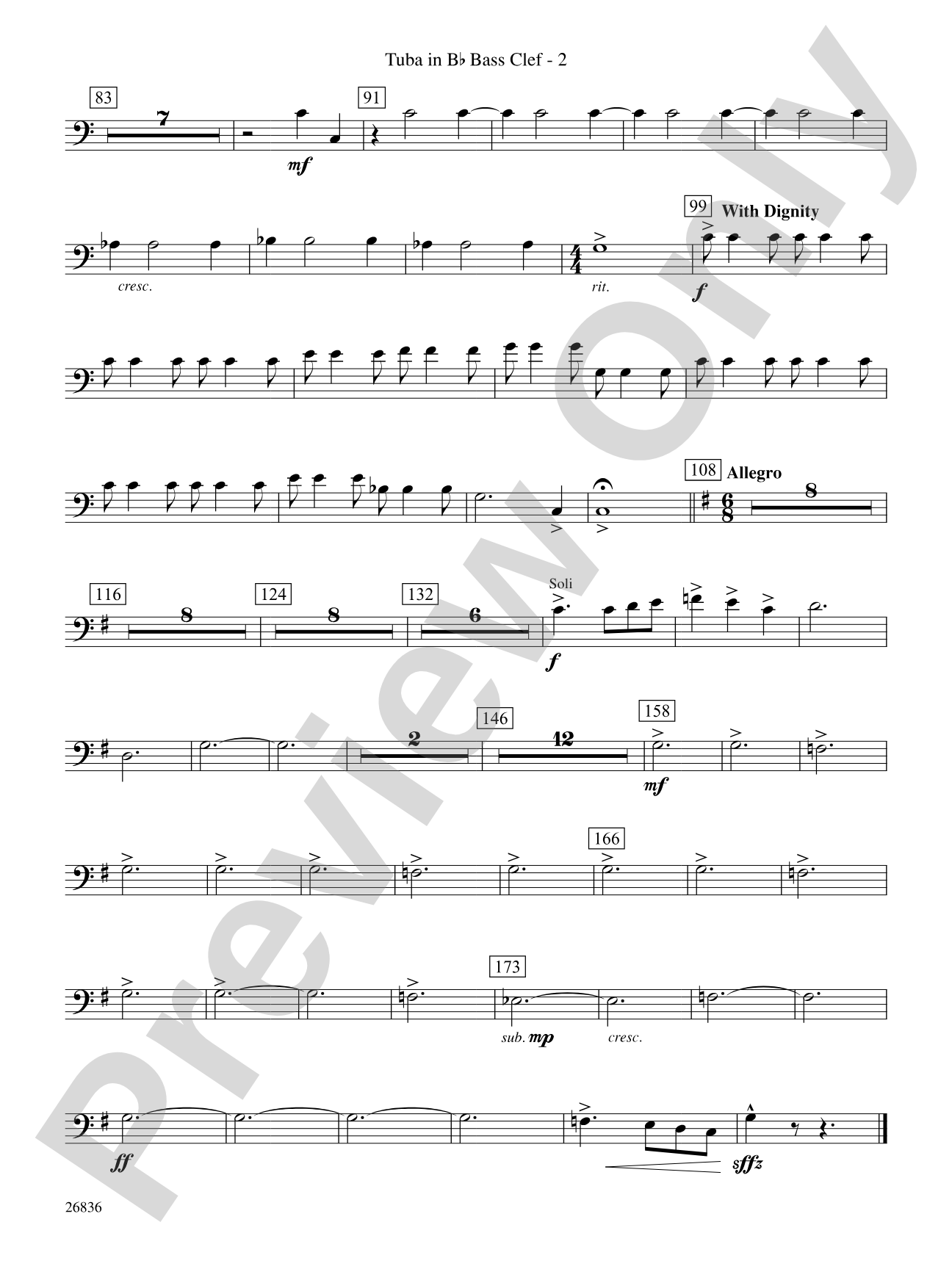 Eire: (wp) B-flat Tuba B.C.