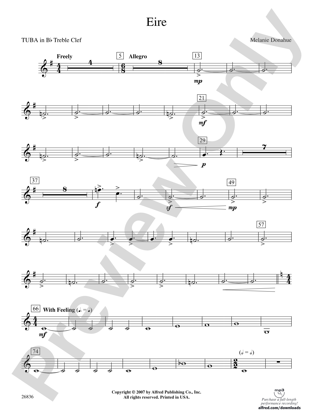 Eire: (wp) B-flat Tuba T.C.