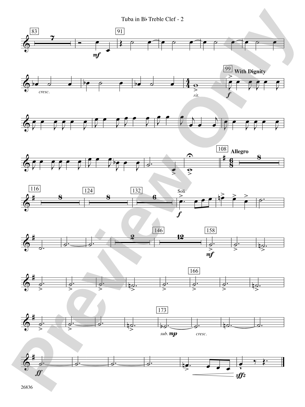 Eire: (wp) B-flat Tuba T.C.