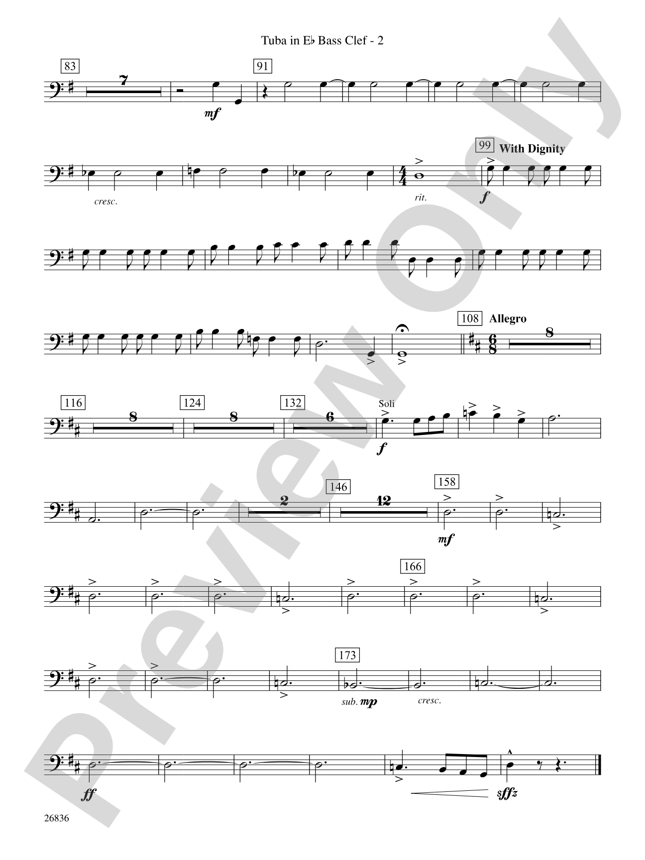 Eire: (wp) E-flat Tuba B.C.