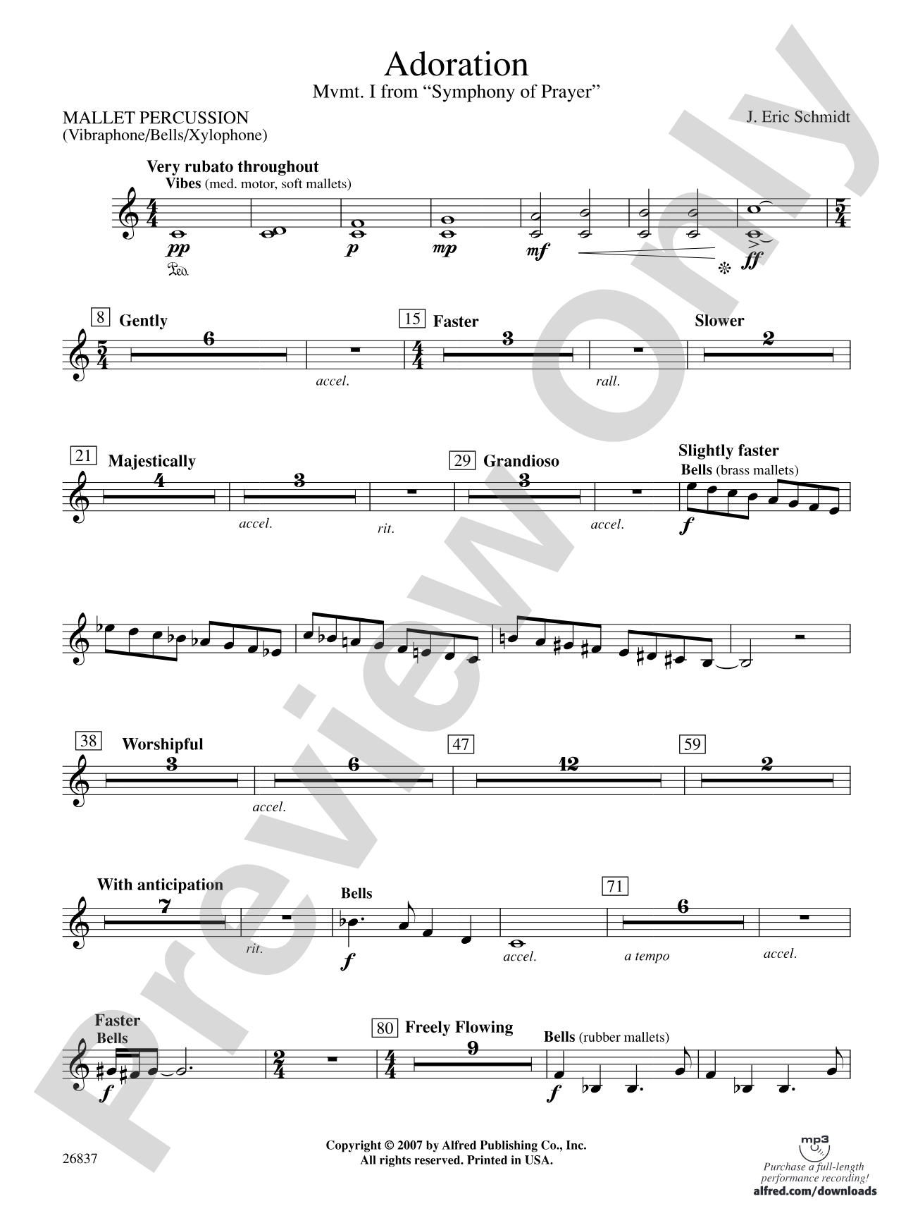 Adoration (Movement 1 from Symphony of Prayer): Mallets