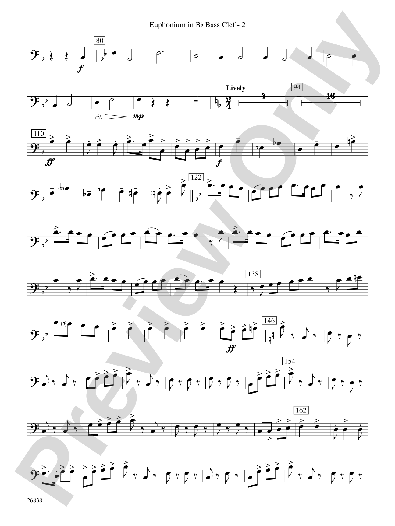 River Songs of the South: (wp) B-flat Baritone B.C.