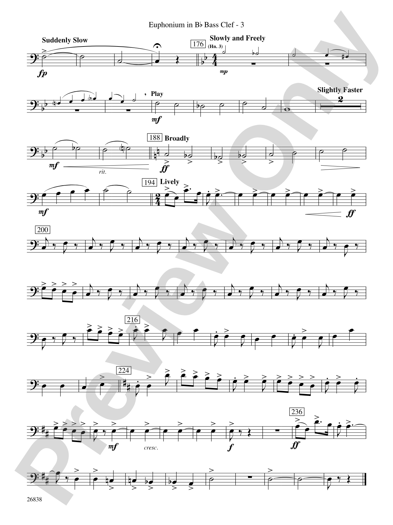 River Songs of the South: (wp) B-flat Baritone B.C.