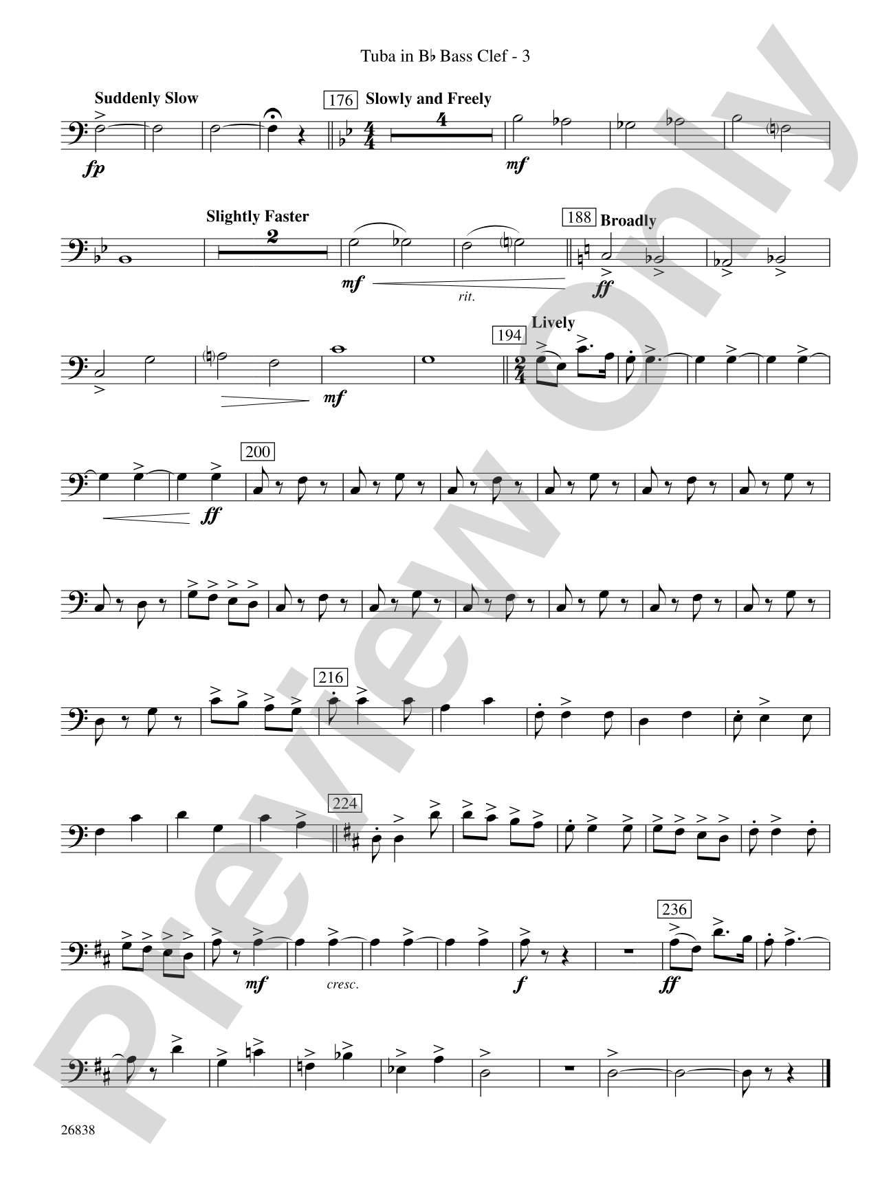 River Songs of the South: (wp) B-flat Tuba B.C.