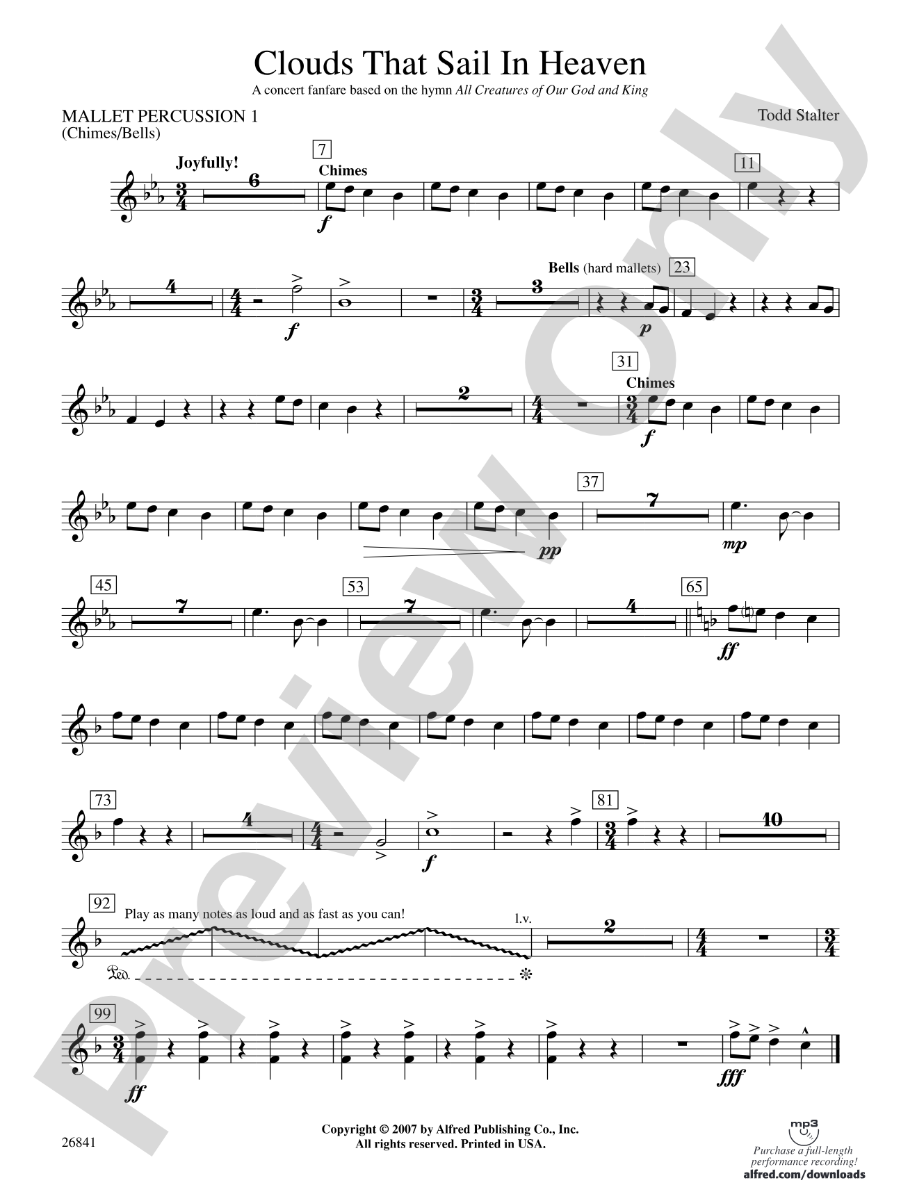 Clouds That Sail in Heaven: Mallets