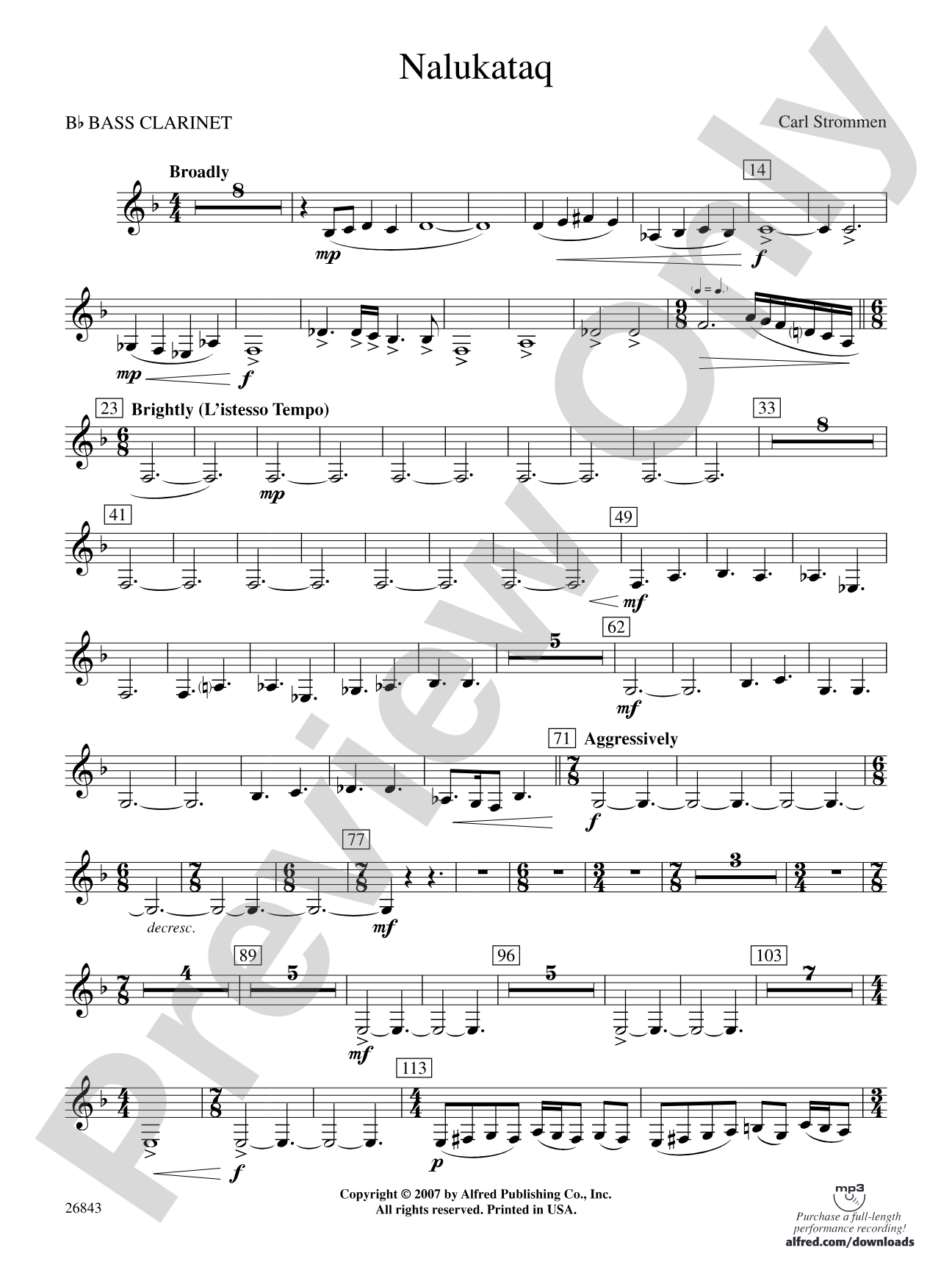 Nalukataq: B-flat Bass Clarinet