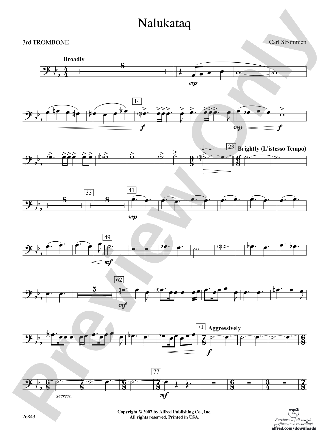 Nalukataq: 3rd Trombone