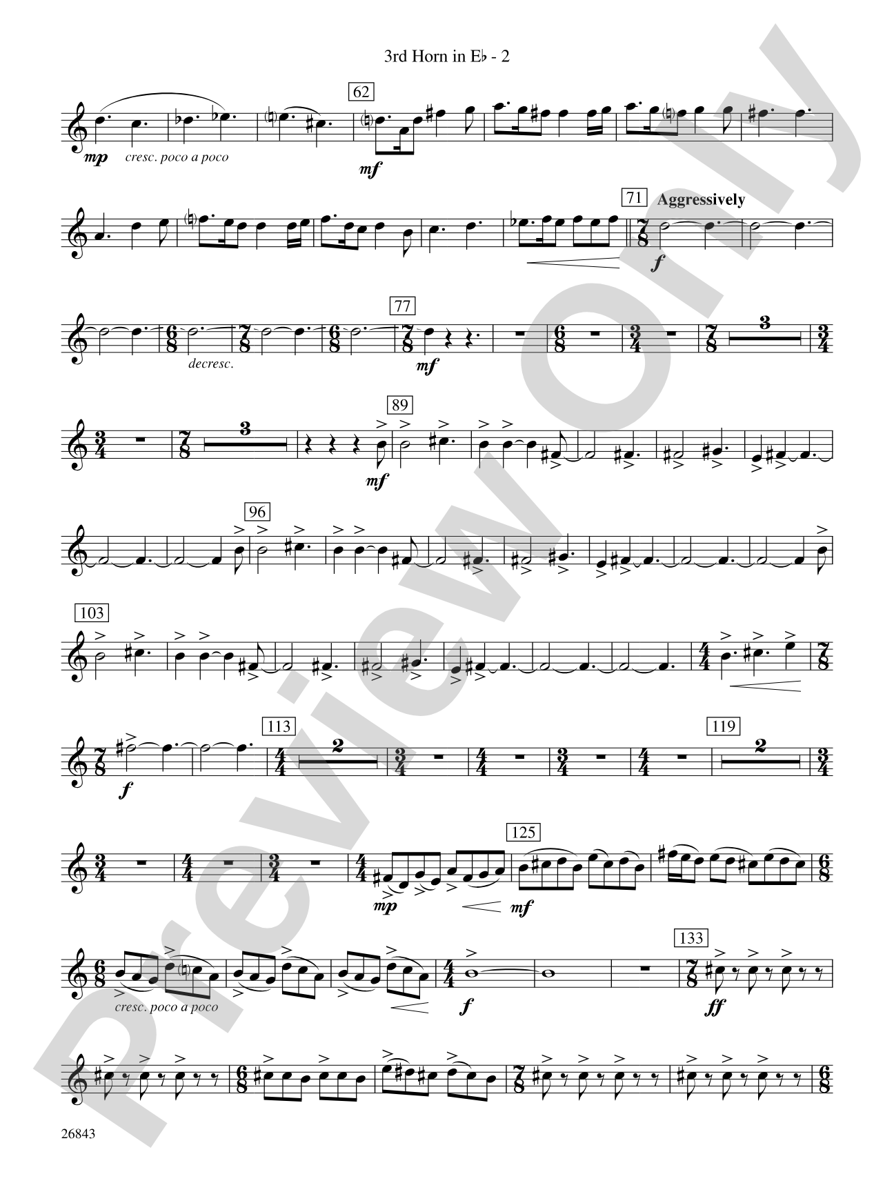 Nalukataq: (wp) 3rd Horn in E-flat