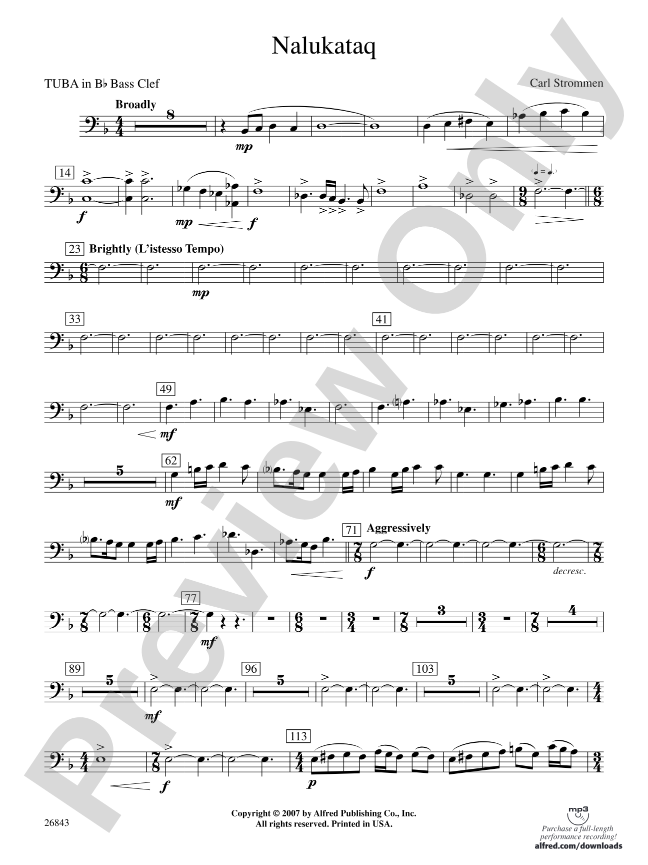 Nalukataq: (wp) B-flat Tuba B.C.