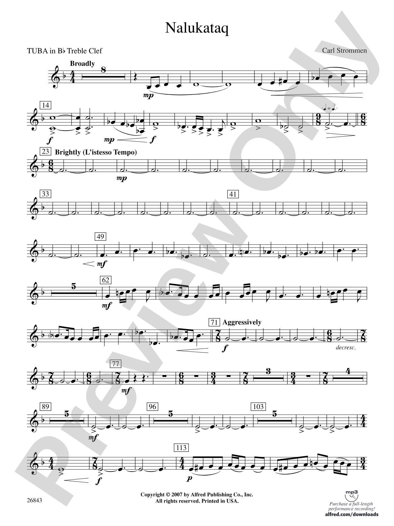 Nalukataq: (wp) B-flat Tuba T.C.