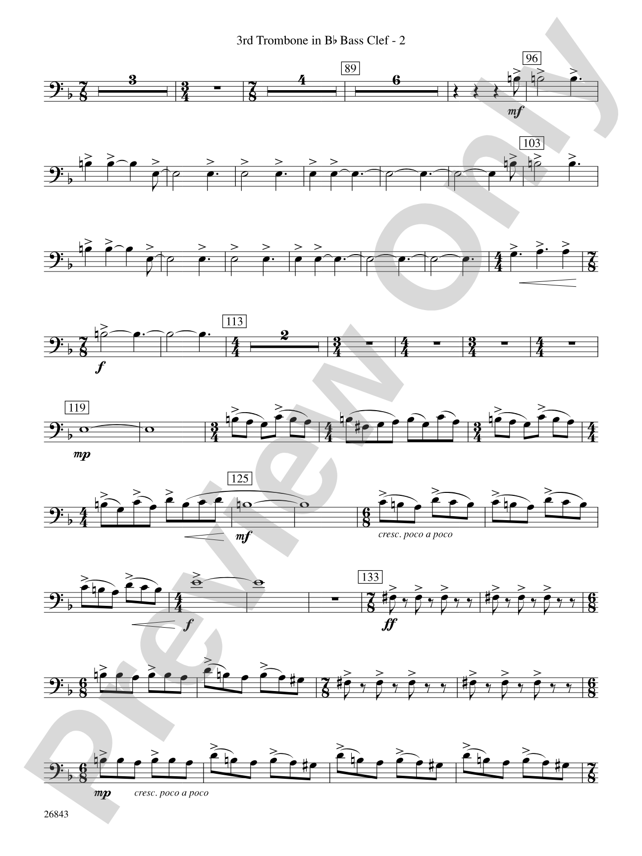 Nalukataq: (wp) 3rd B-flat Trombone B.C.
