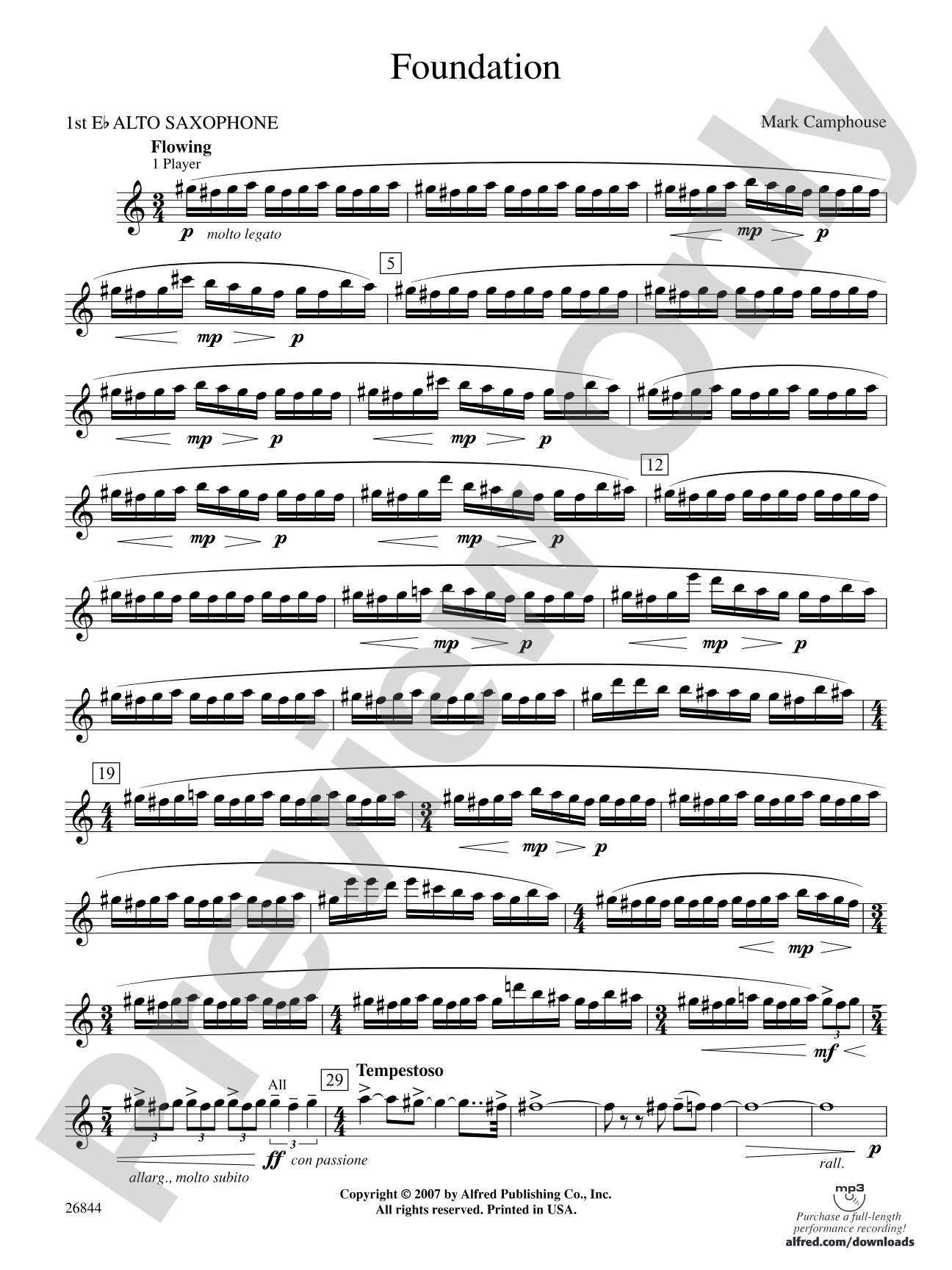 Foundation: E-flat Alto Saxophone