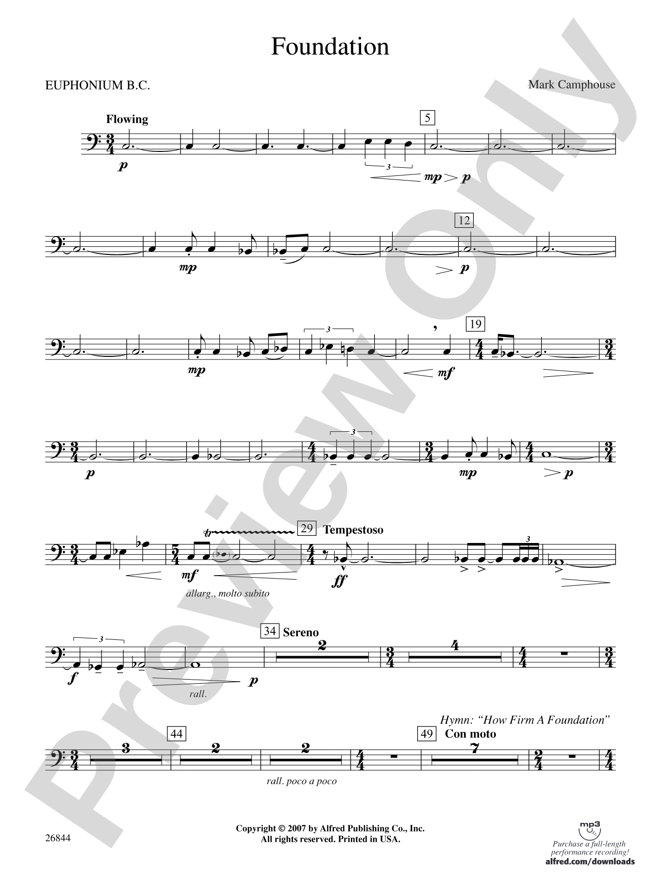 Foundation: Baritone B.C.