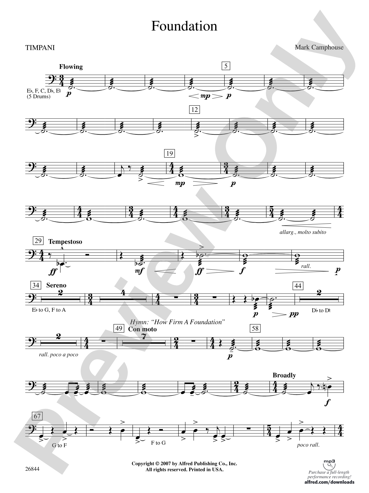 Foundation: Timpani