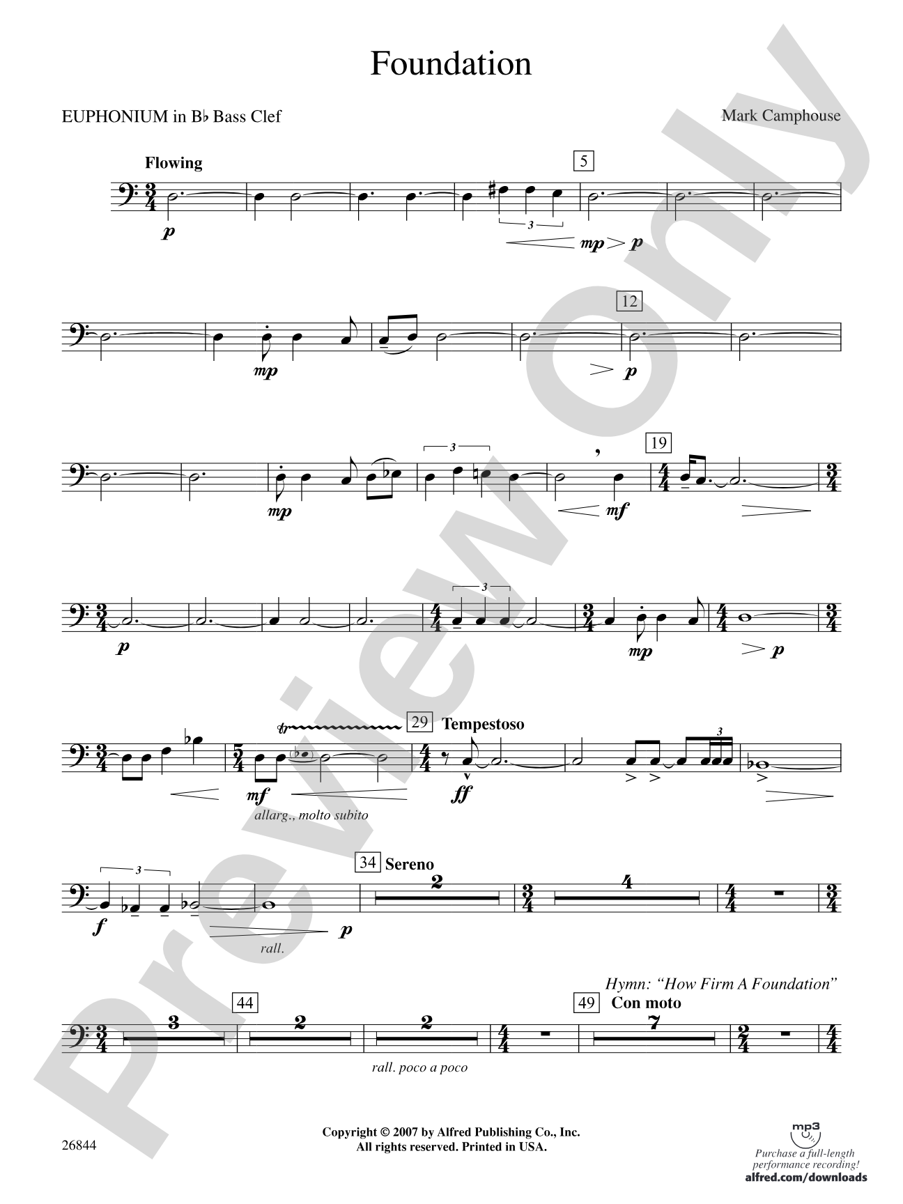 Foundation: (wp) B-flat Baritone B.C.