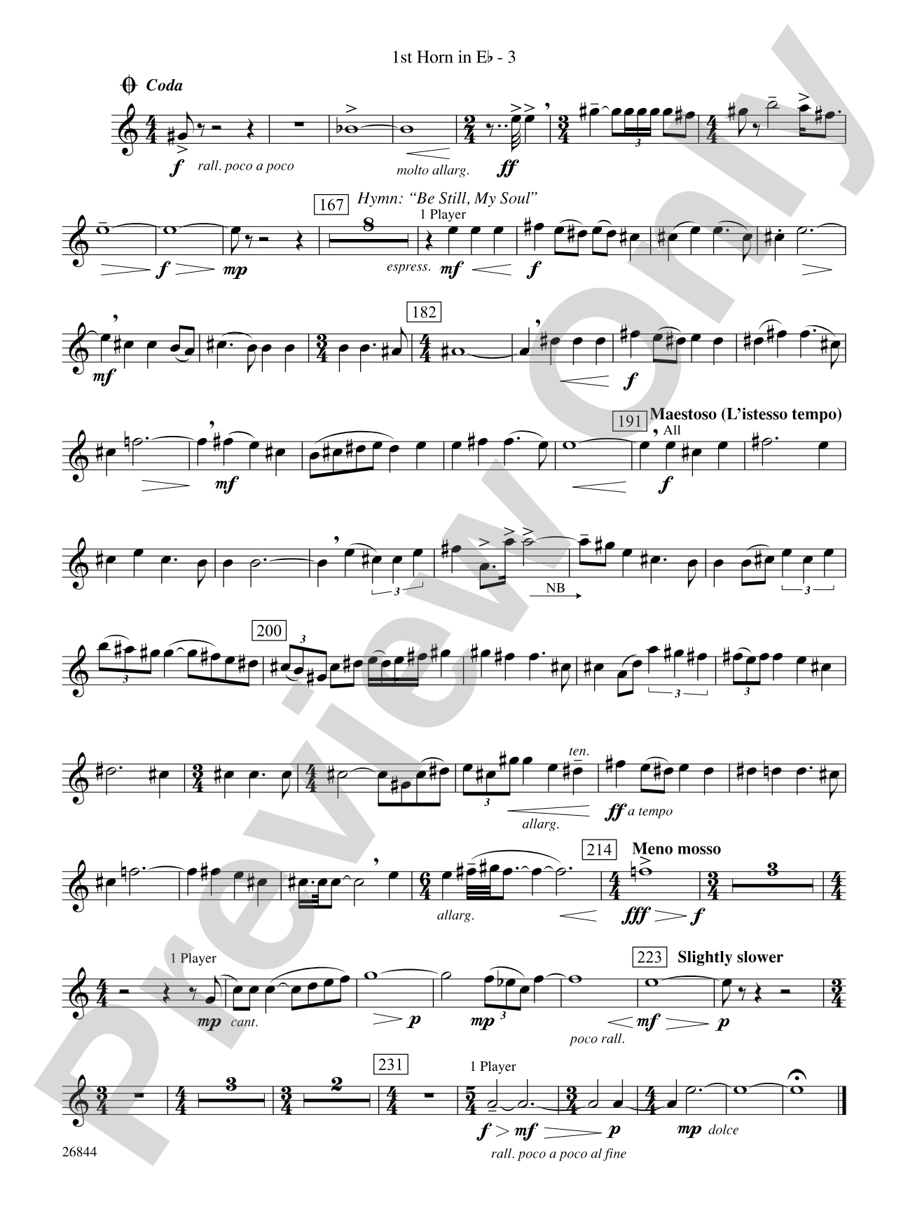 Foundation: (wp) 1st Horn in E-flat