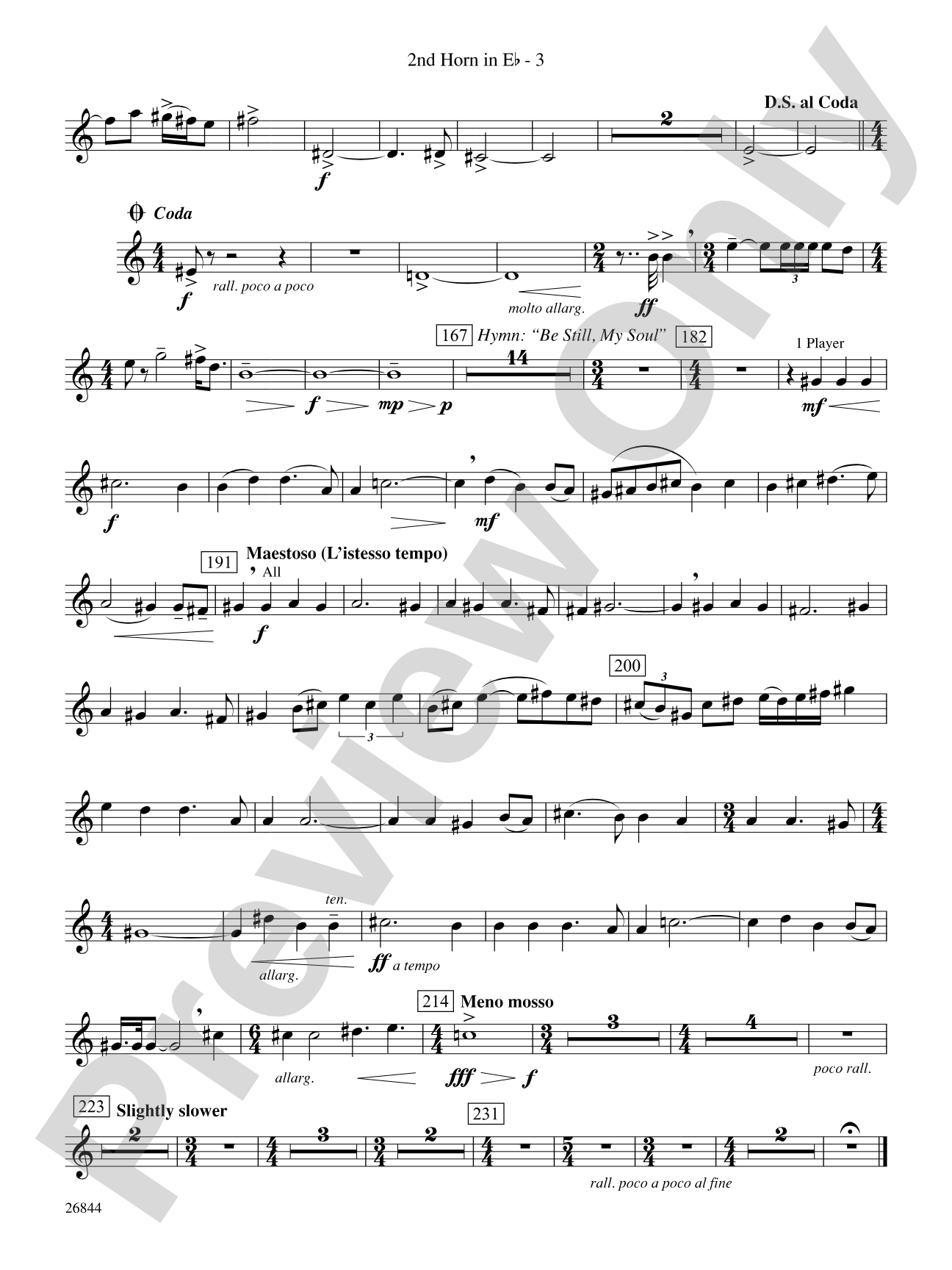 Foundation: (wp) 2nd Horn in E-flat