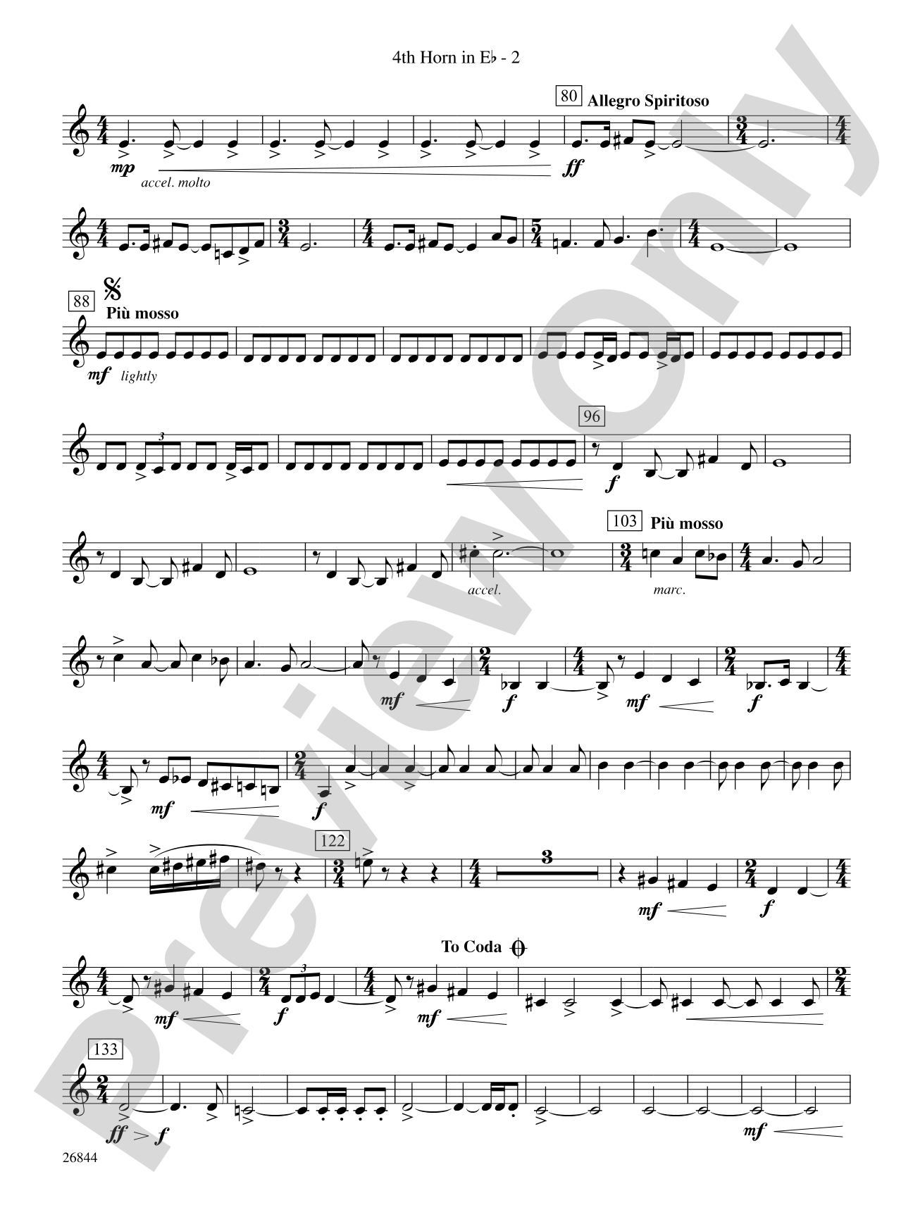 Foundation: (wp) 4th Horn in E-flat
