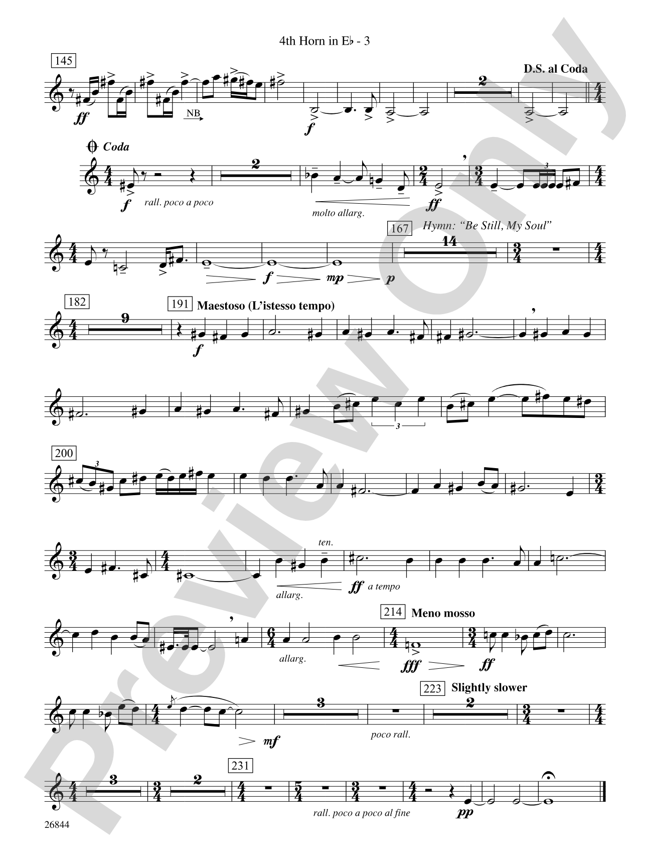 Foundation: (wp) 4th Horn in E-flat