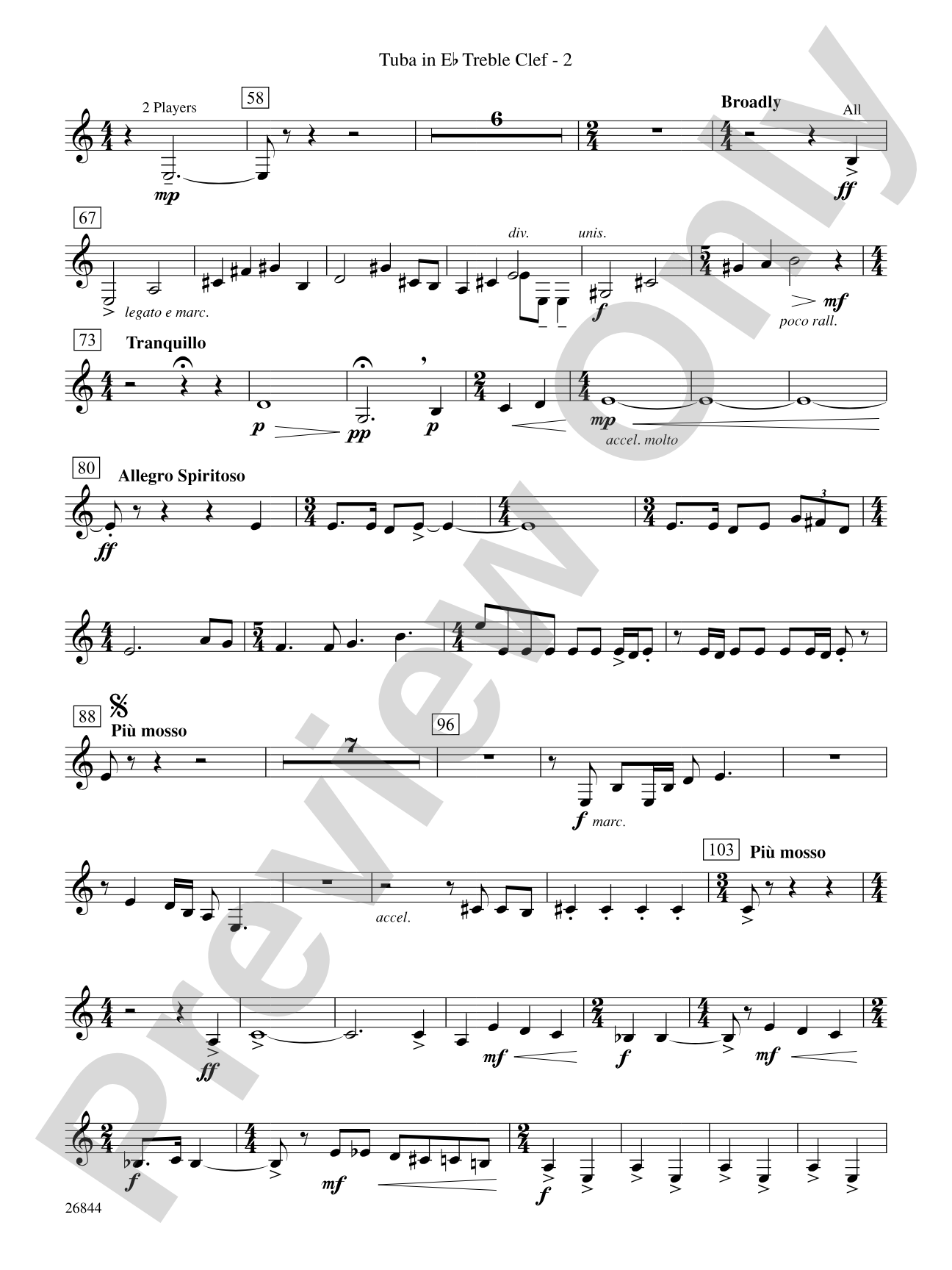 Foundation: (wp) E-flat Tuba T.C.