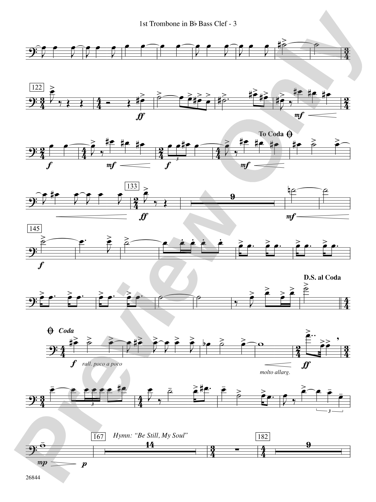 Foundation: (wp) 1st B-flat Trombone B.C.