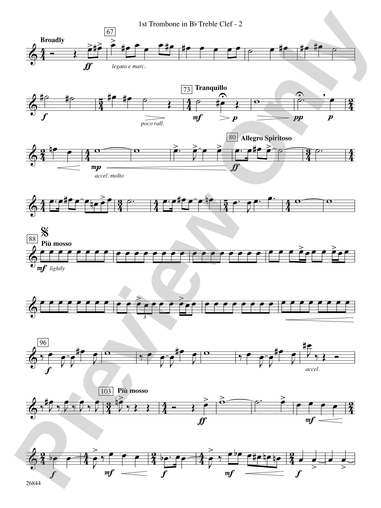 Foundation: (wp) 1st B-flat Trombone T.C.