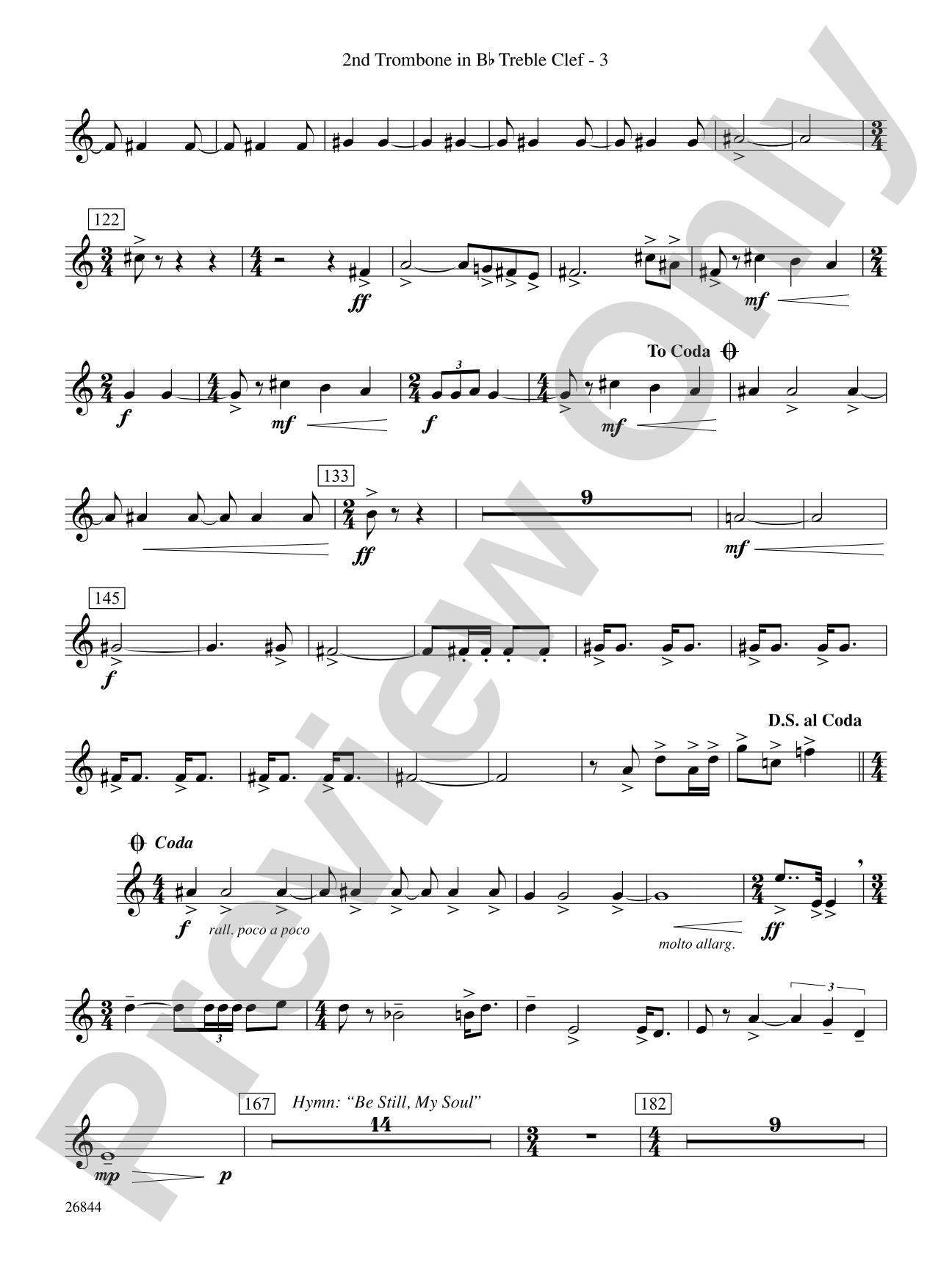 Foundation: (wp) 2nd B-flat Trombone T.C.