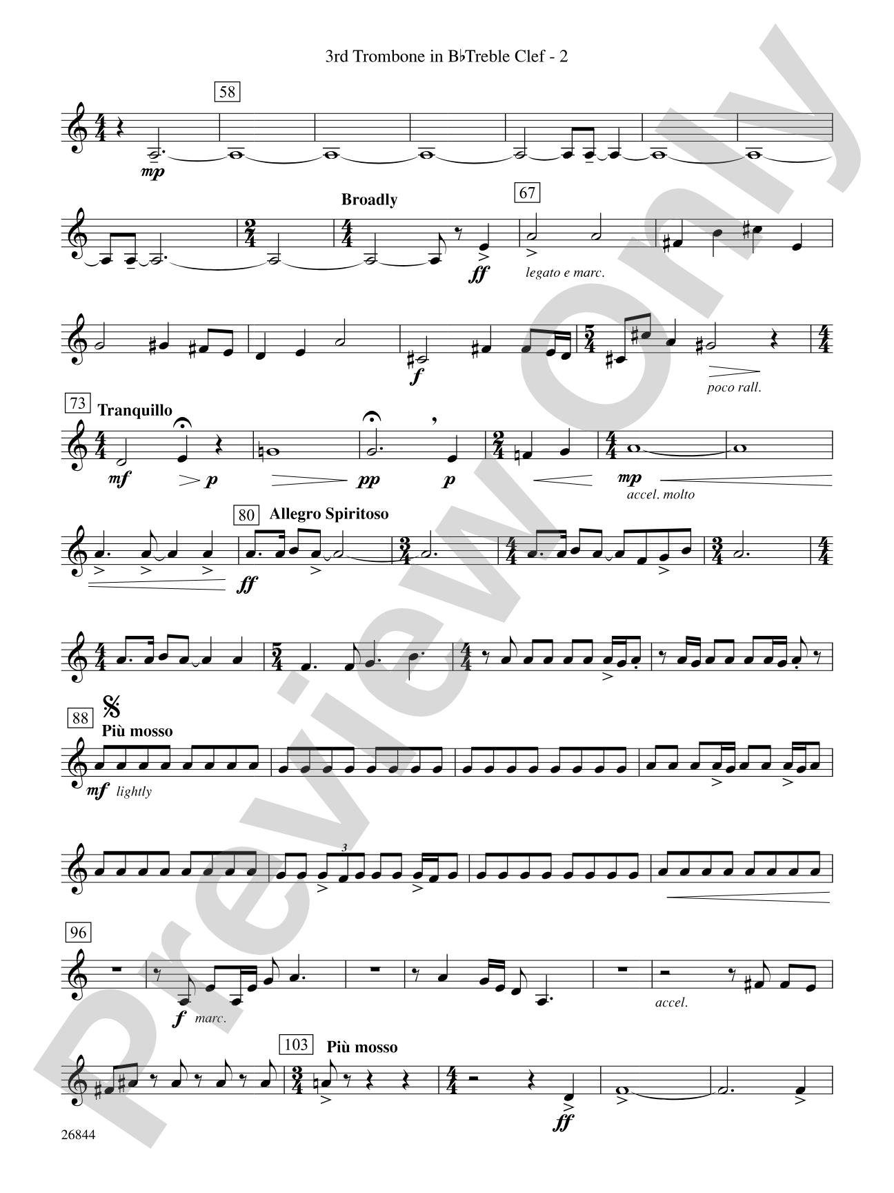 Foundation: (wp) 3rd B-flat Trombone T.C.