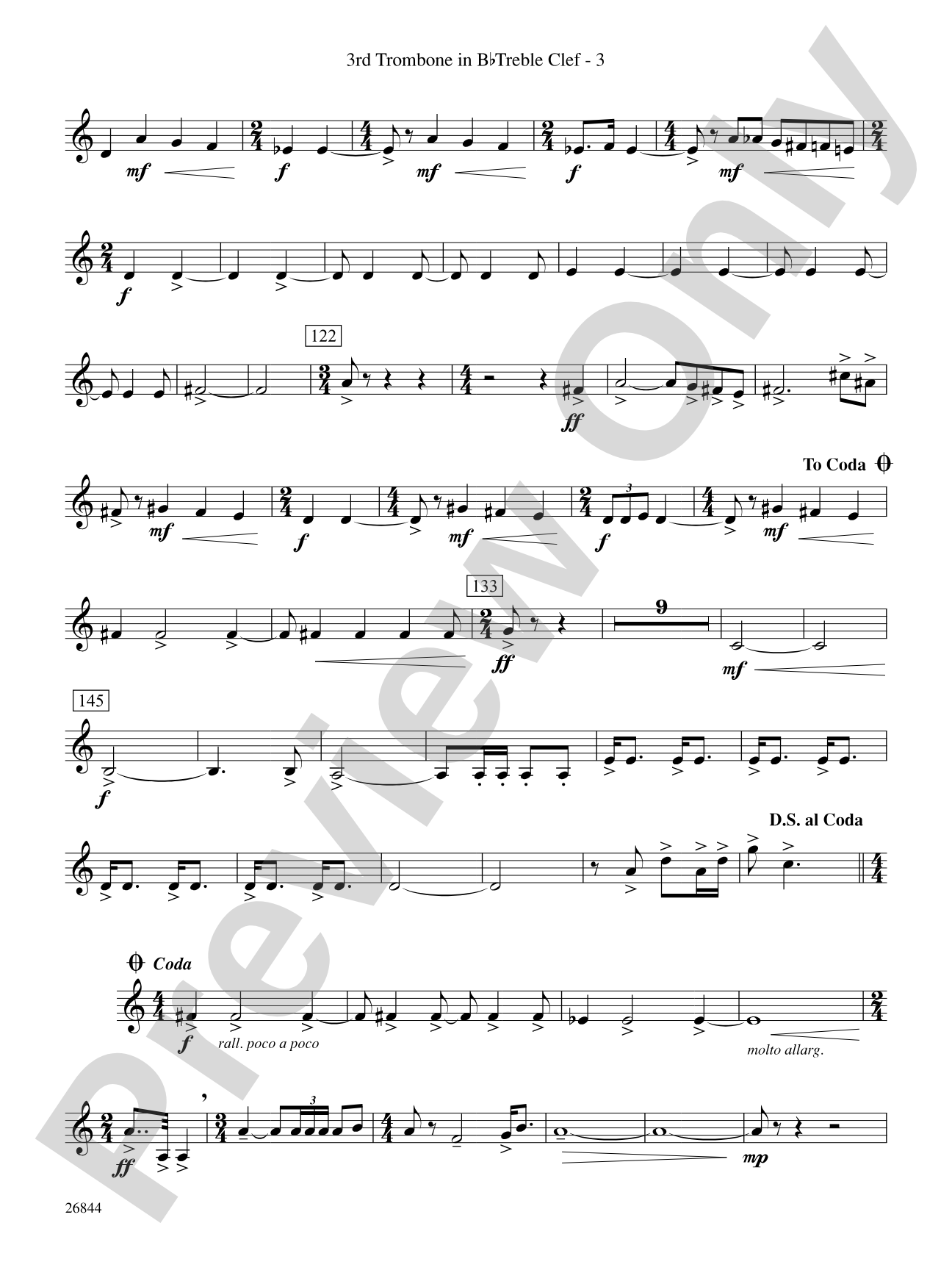 Foundation: (wp) 3rd B-flat Trombone T.C.