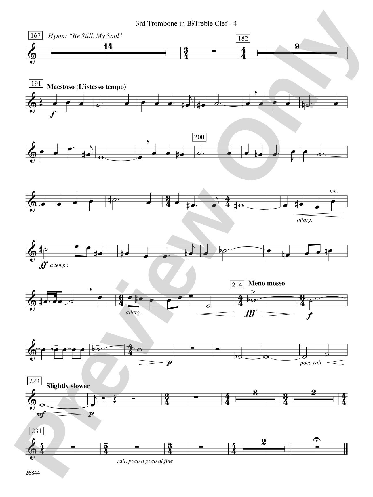 Foundation: (wp) 3rd B-flat Trombone T.C.
