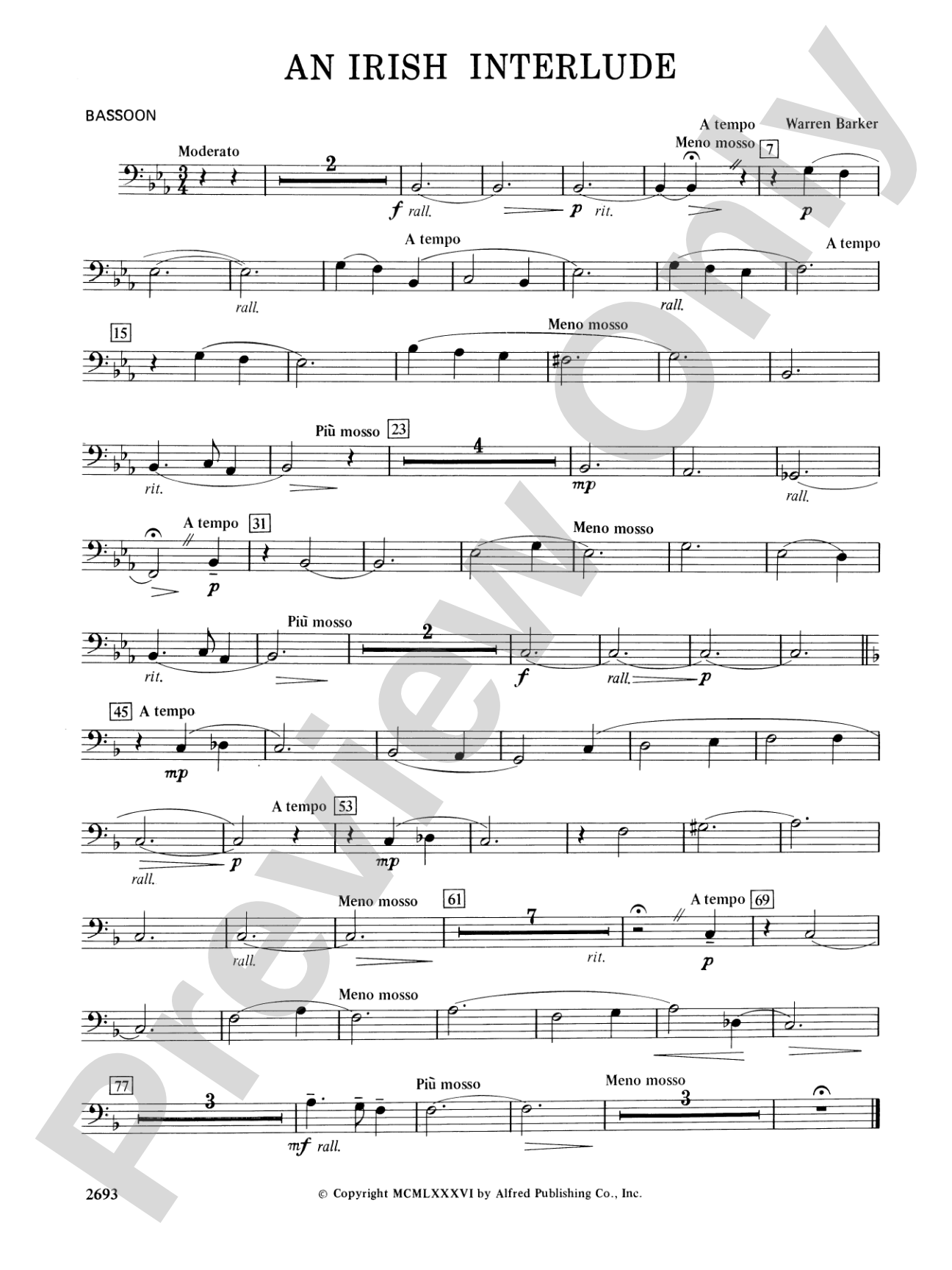 An Irish Interlude: Bassoon