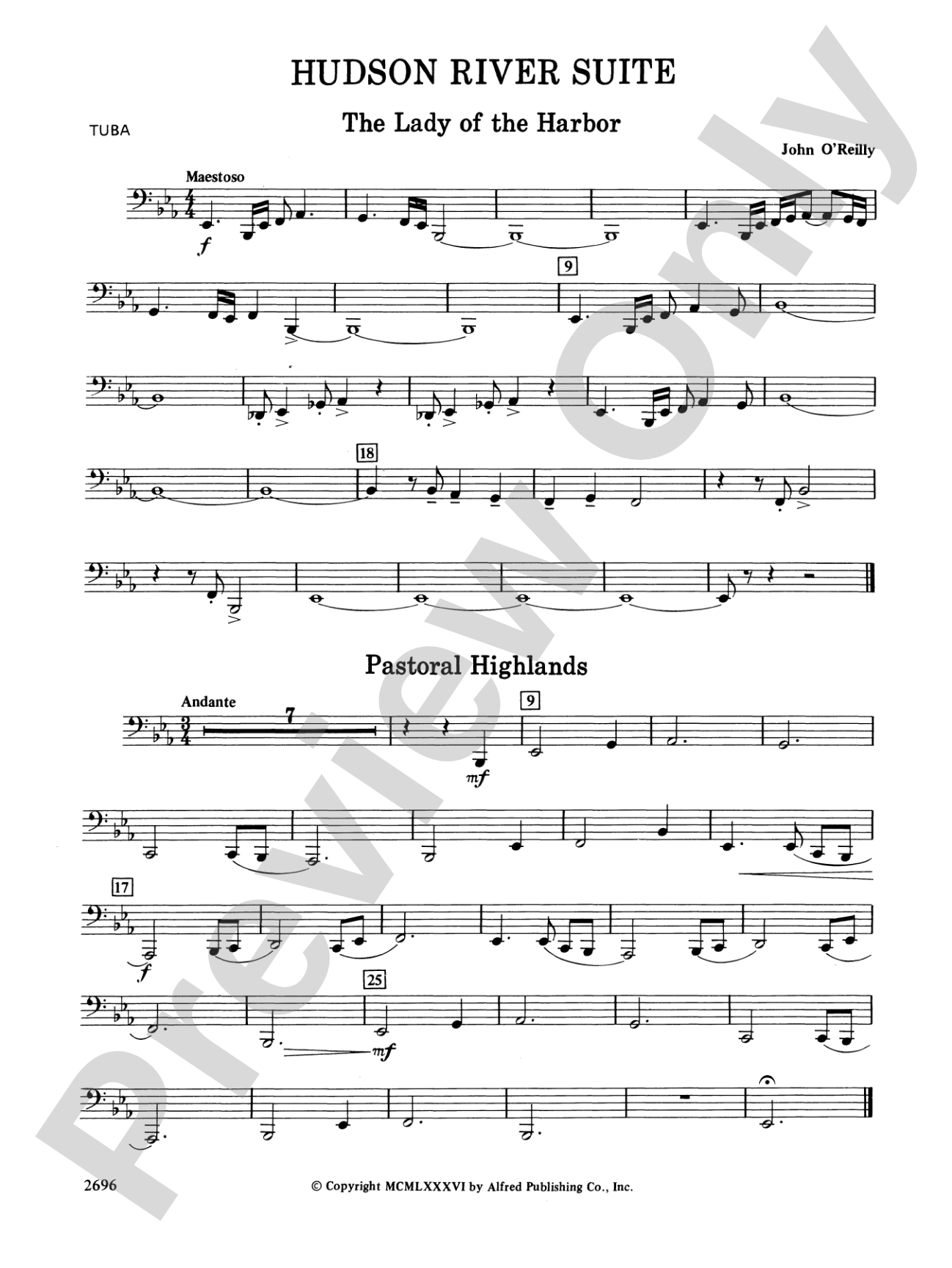 Hudson River Suite: Tuba