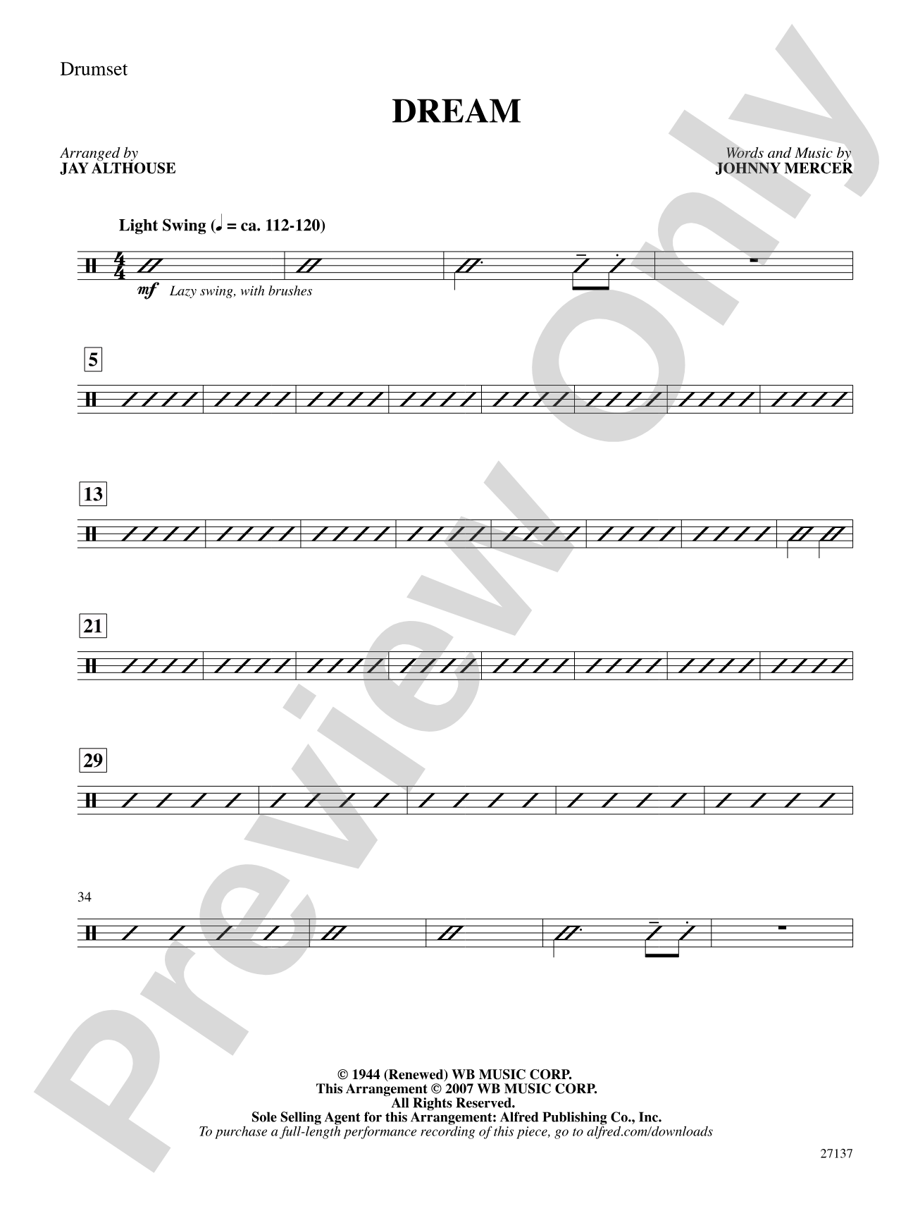 Dream: Drums: Choral SoundPax
