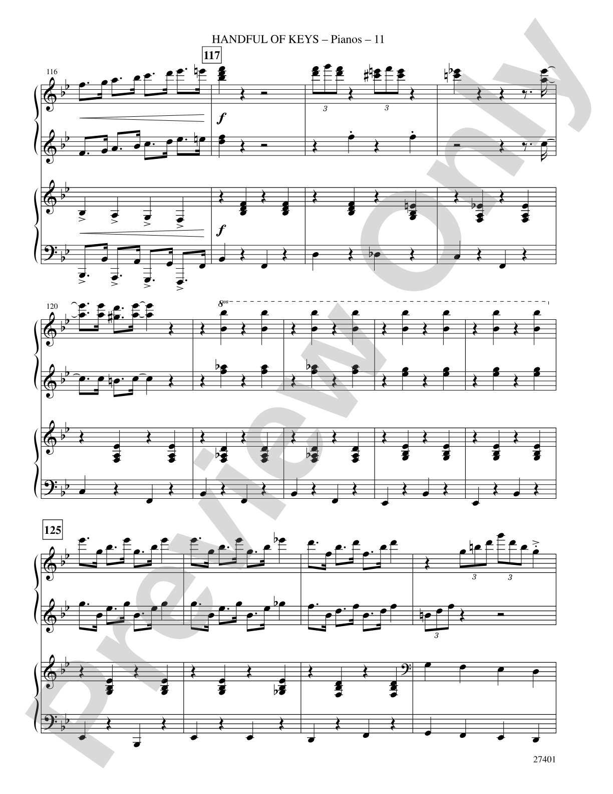 Handful of Keys (from Ain't Misbehavin'): Choral SoundPax