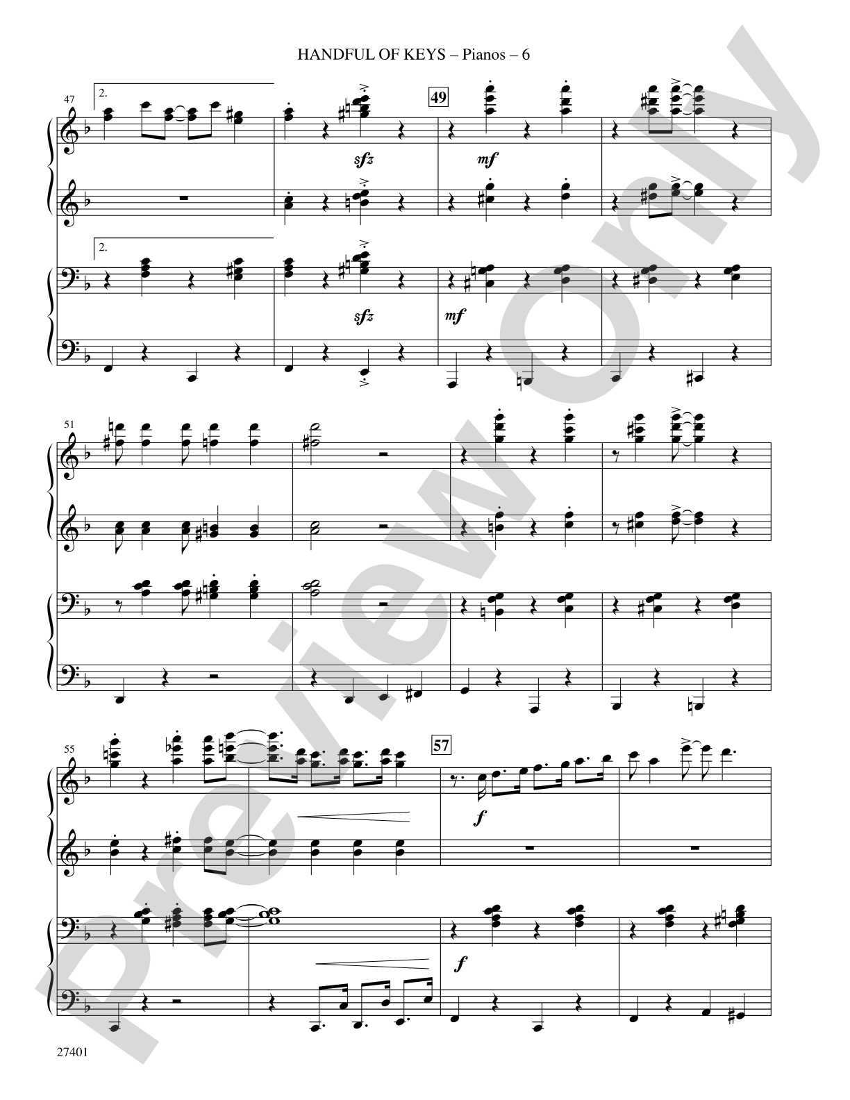 Handful of Keys (from Ain't Misbehavin'): Choral SoundPax