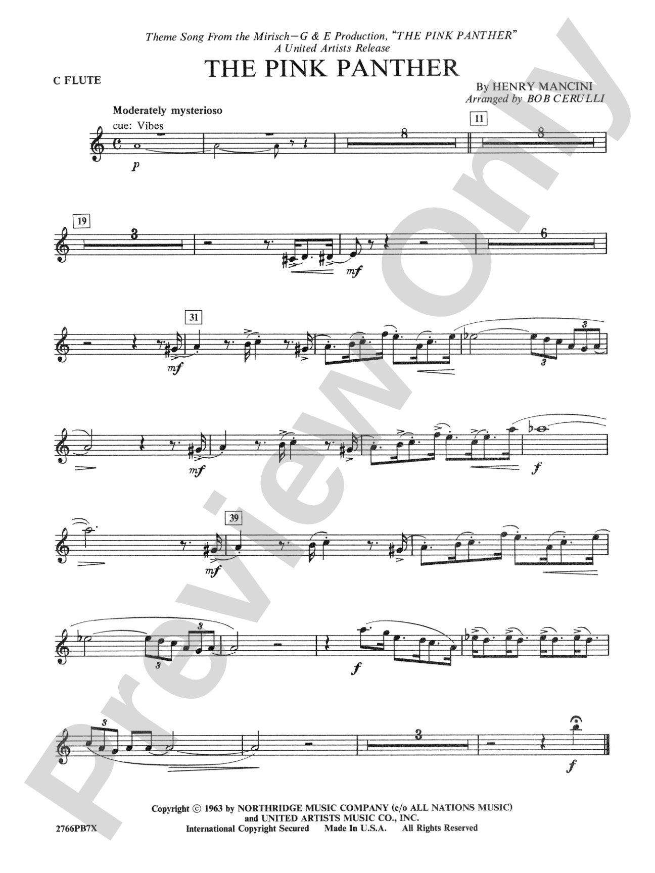 The Pink Panther: Flute