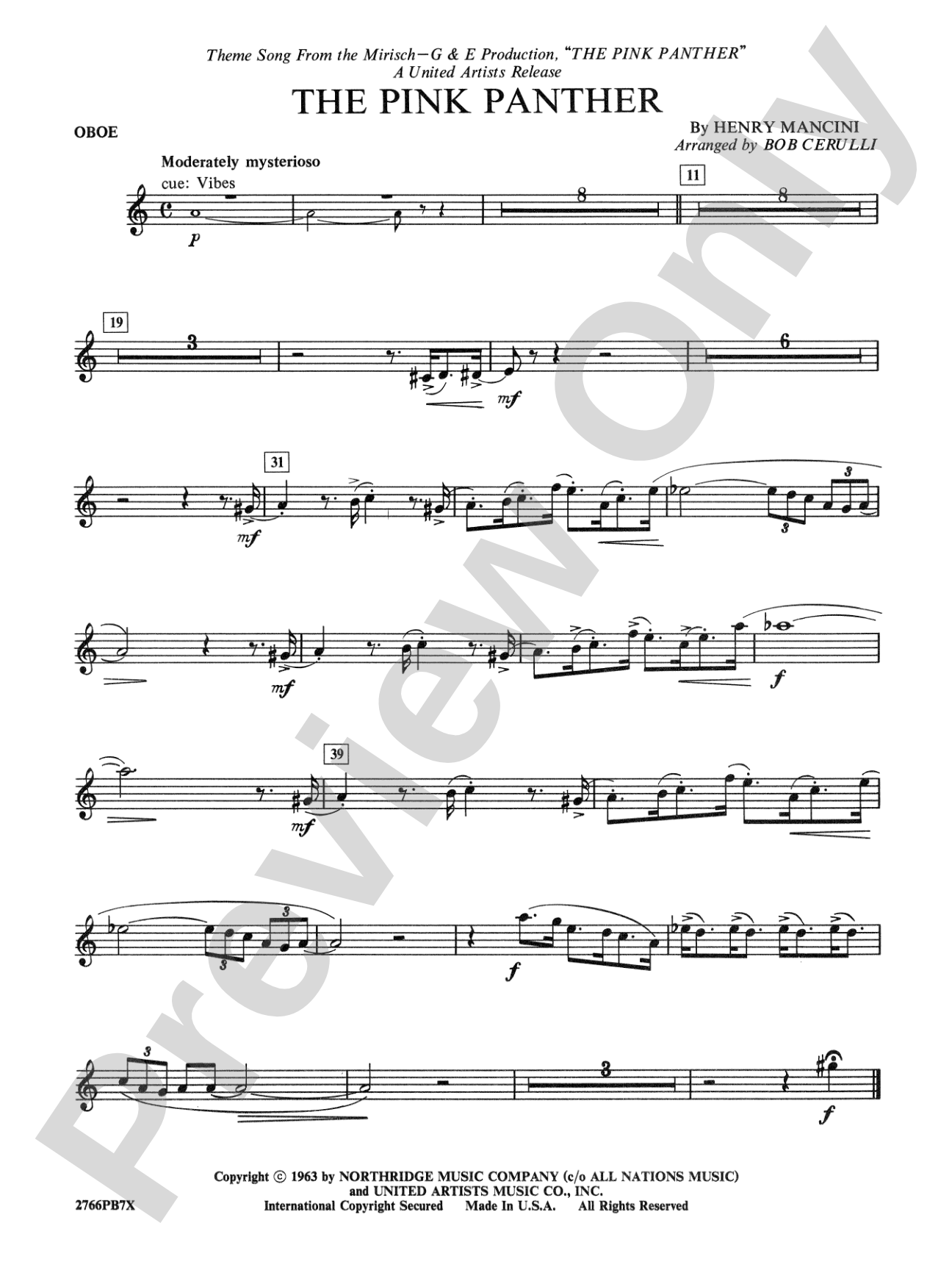 The Pink Panther: Oboe