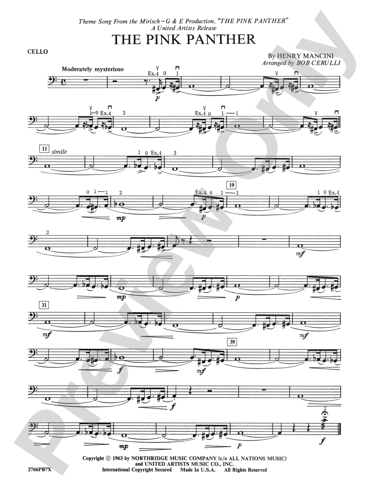 The Pink Panther: Cello